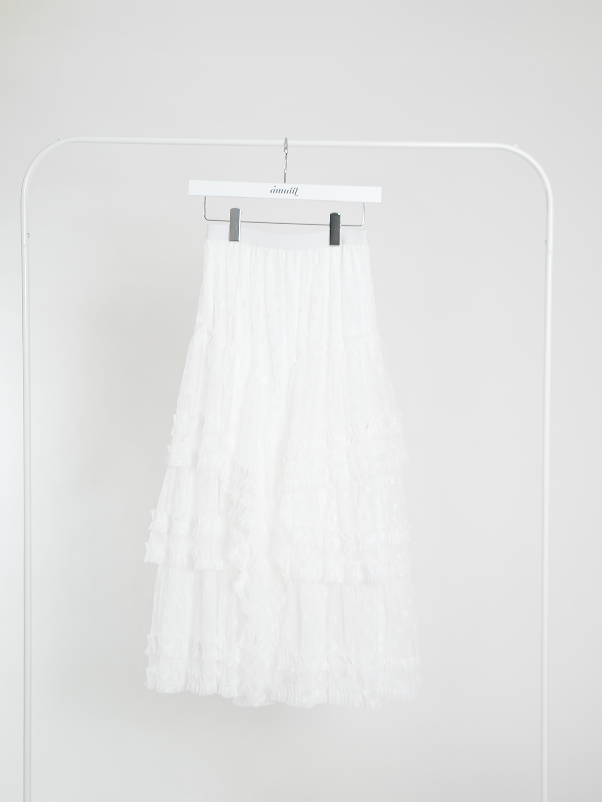 Lace Flare Long Skirt