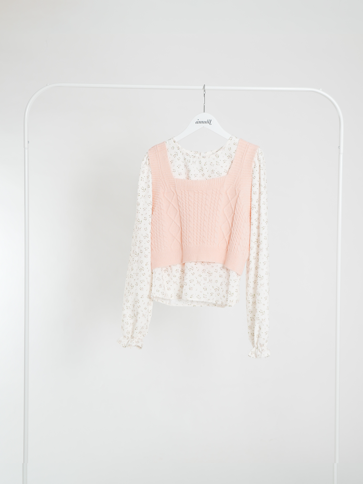 Floral Blouse & Cami Knit