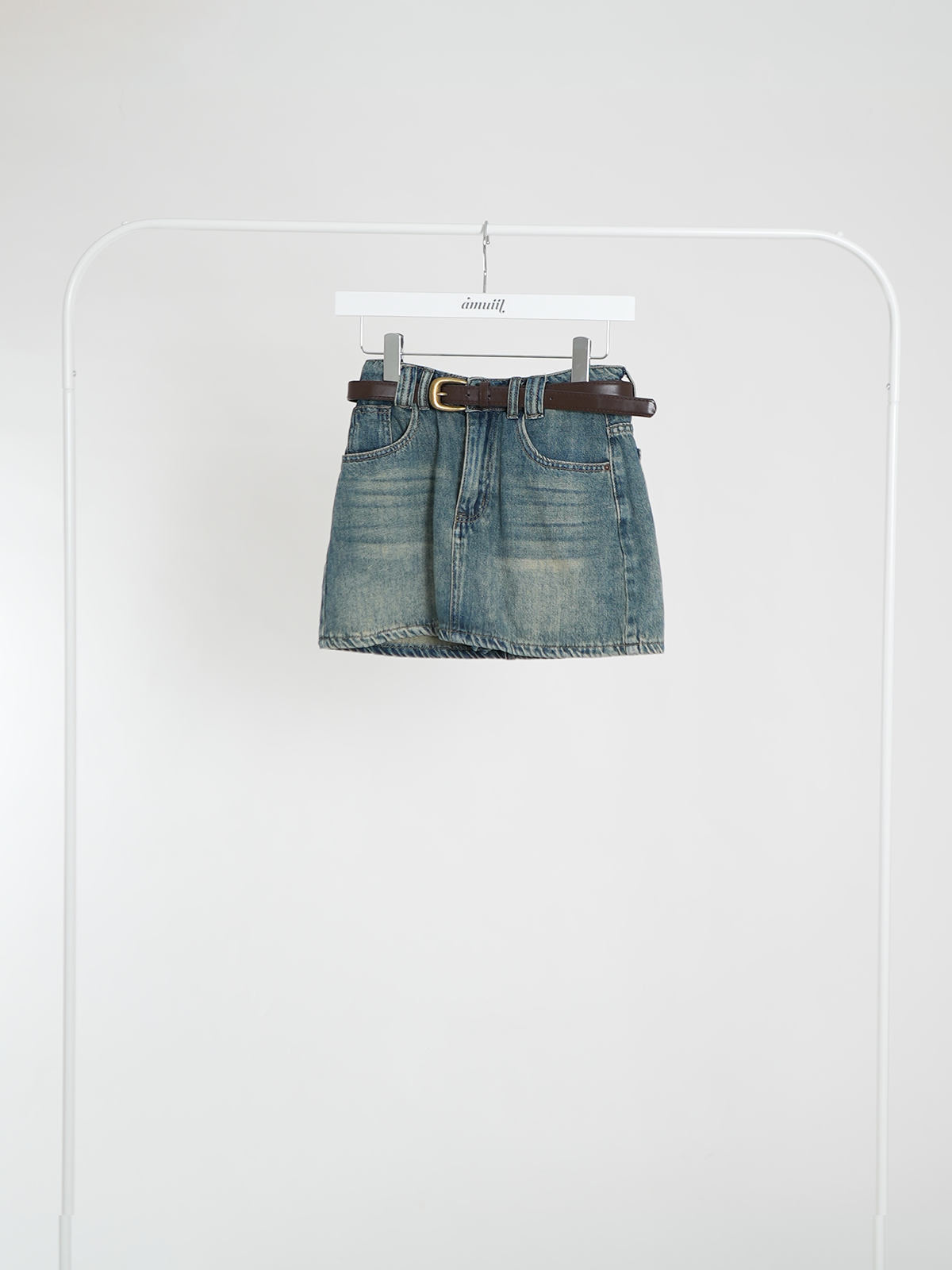 Denim Short Skirt