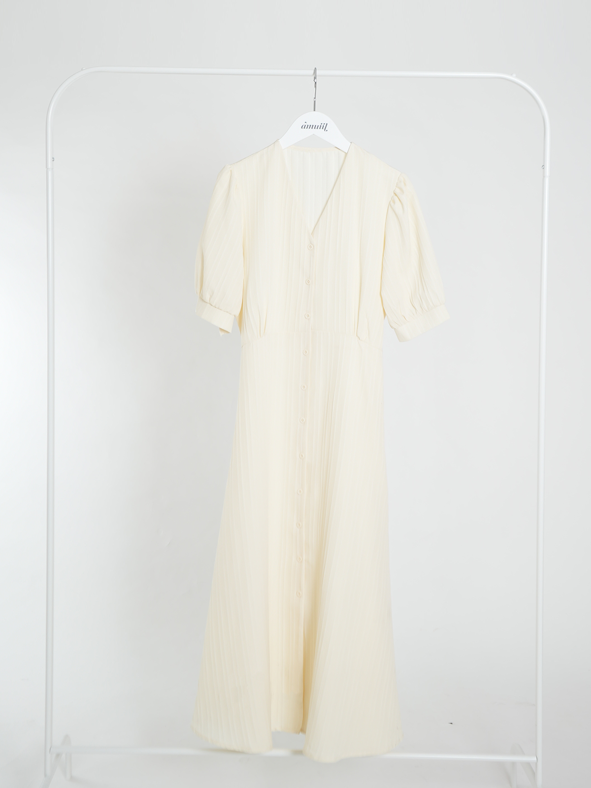 V neck Simple Dress
