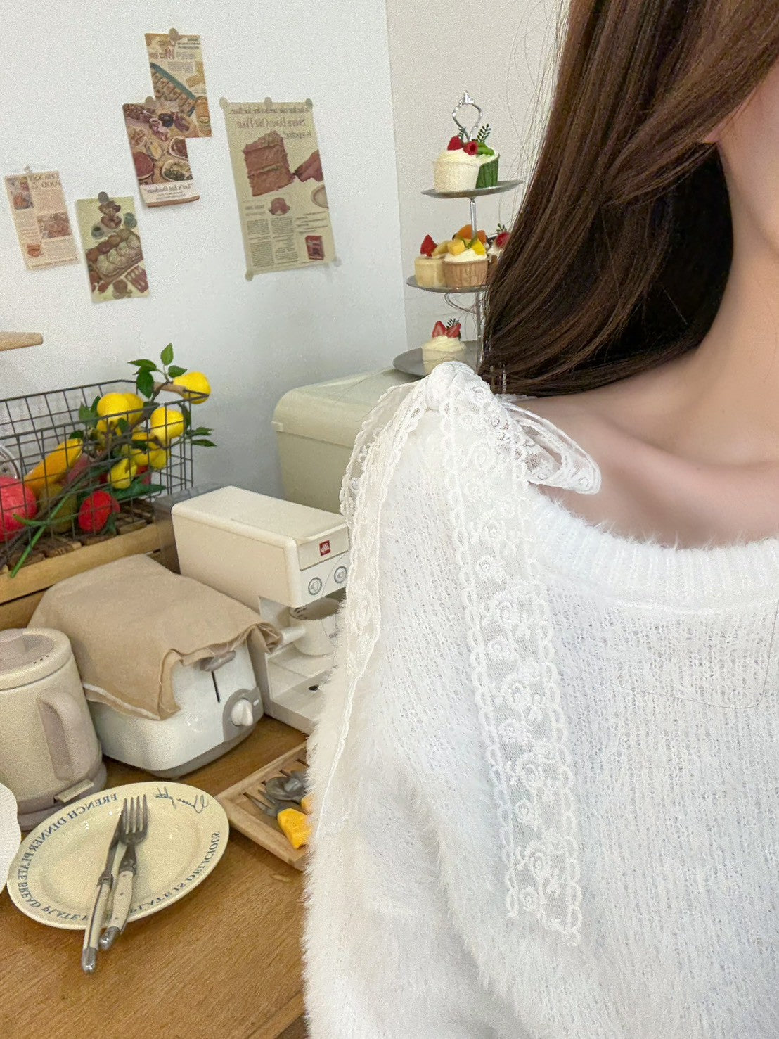 Soft Ribbon Fuzzy Knit ※12/17以降順次発送