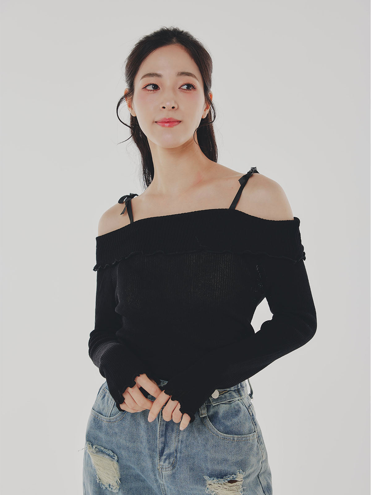 Shoulder Ribbon Tops