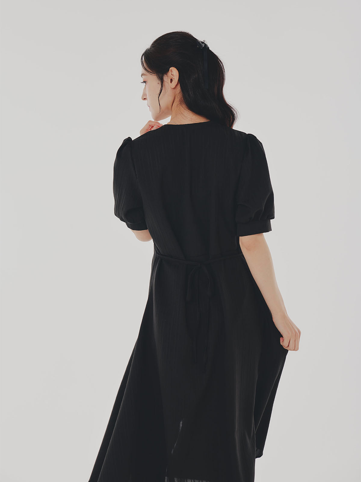 V neck Simple Dress
