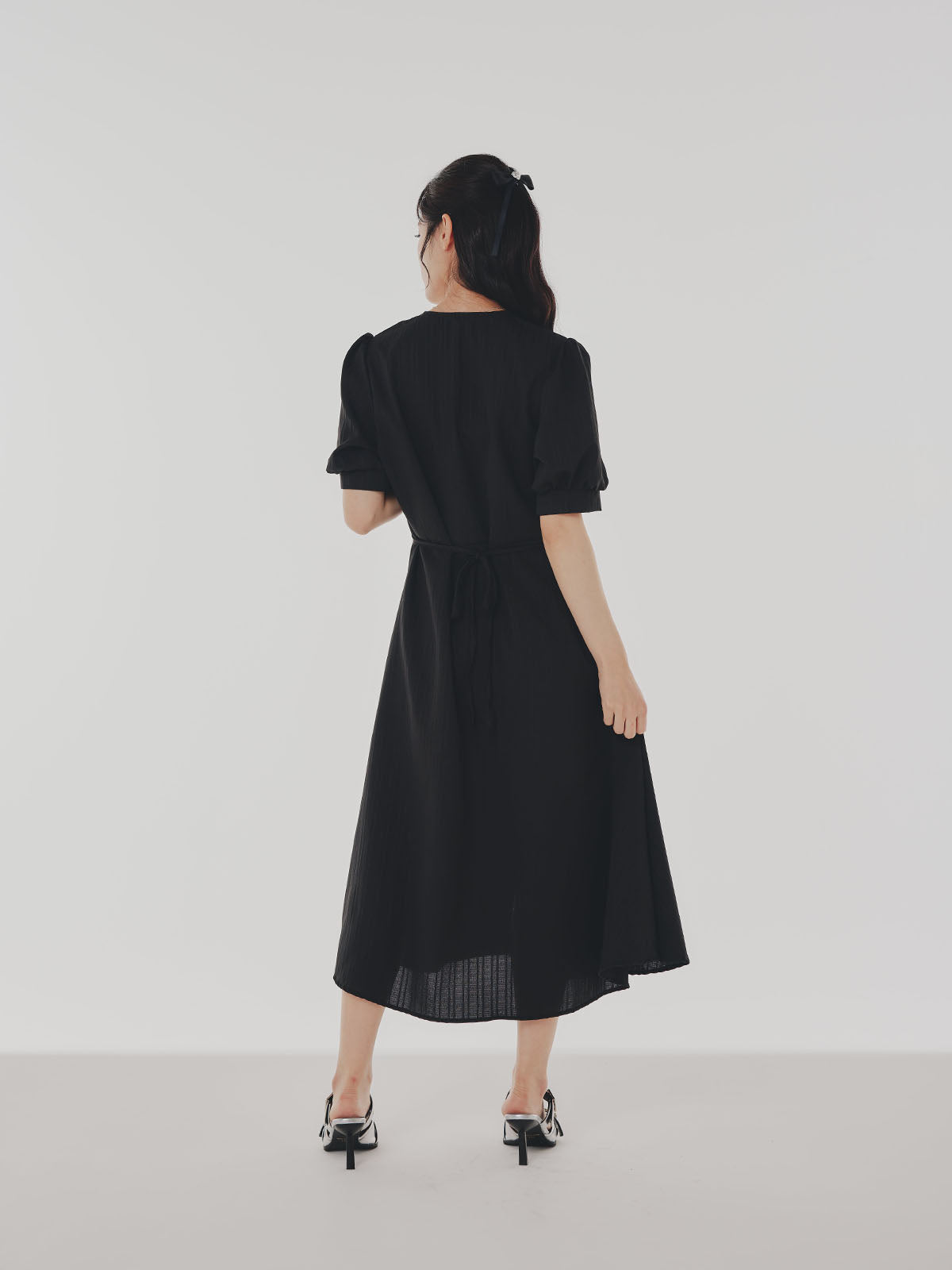 V neck Simple Dress