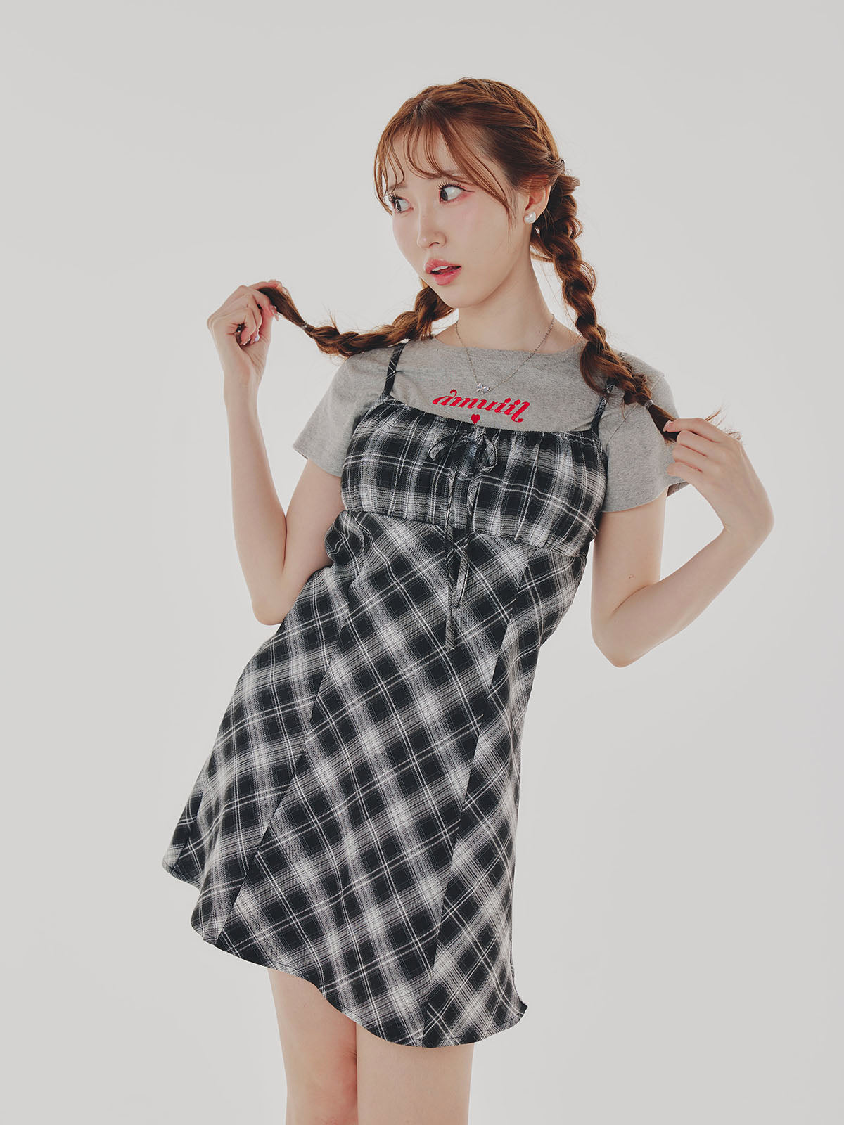 Check Cami Dress