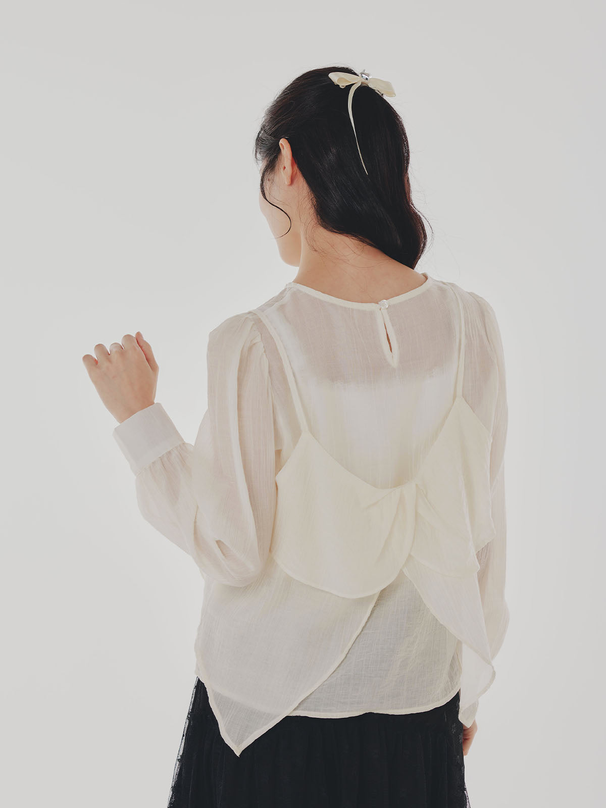 2-Way Chiffon Shirt
