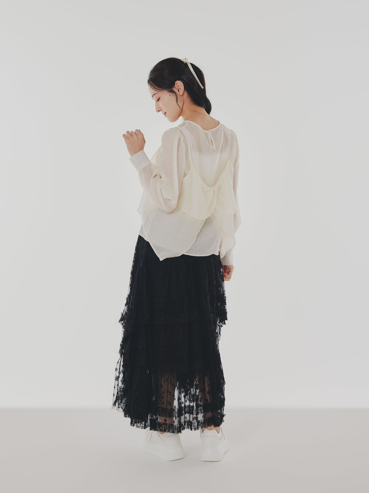 2-Way Chiffon Shirt