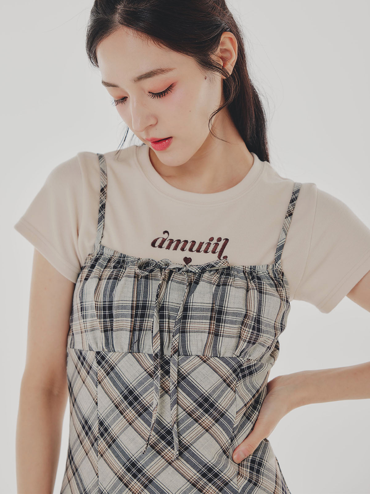 Check Cami Dress