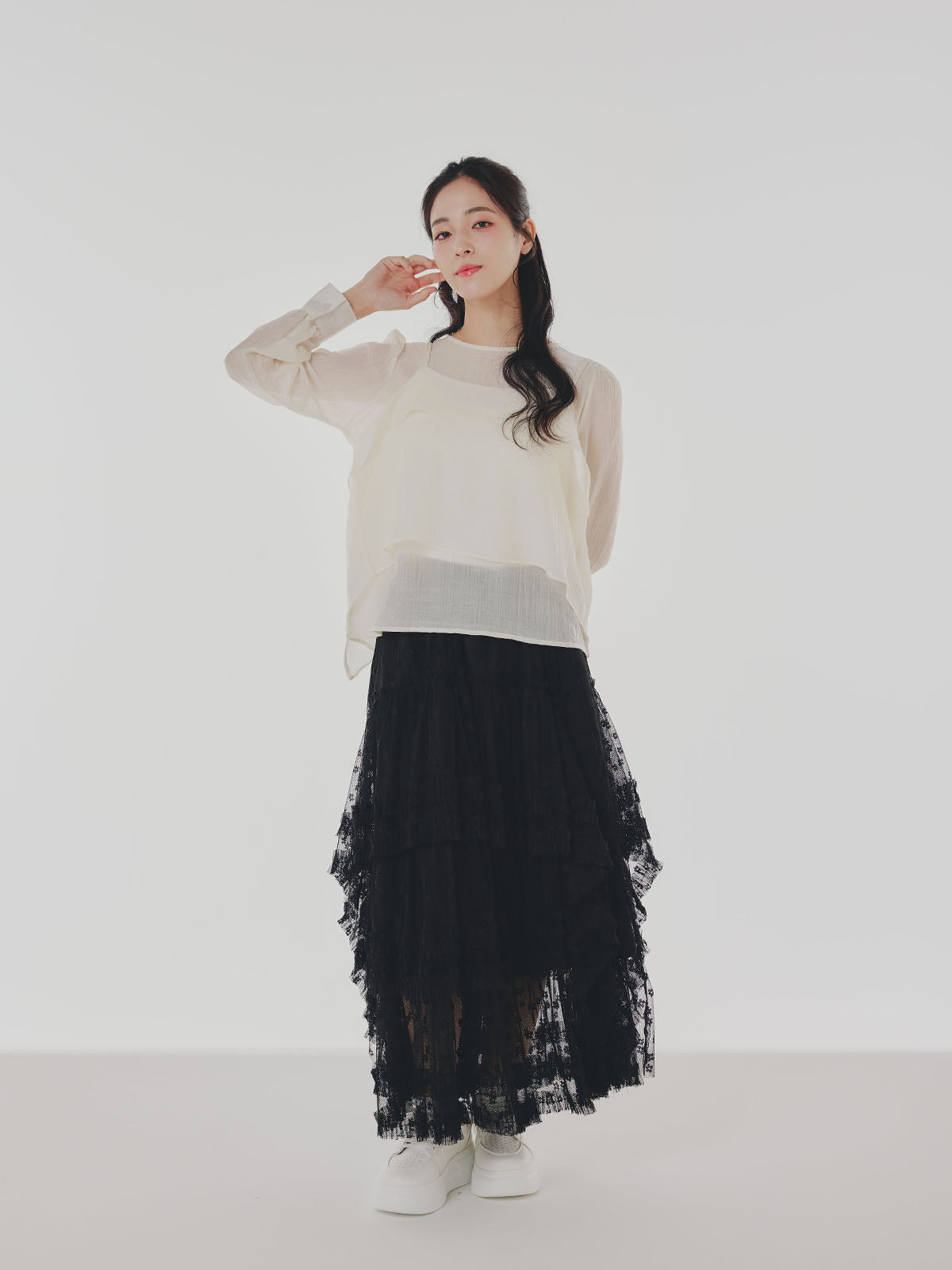 2-Way Chiffon Shirt