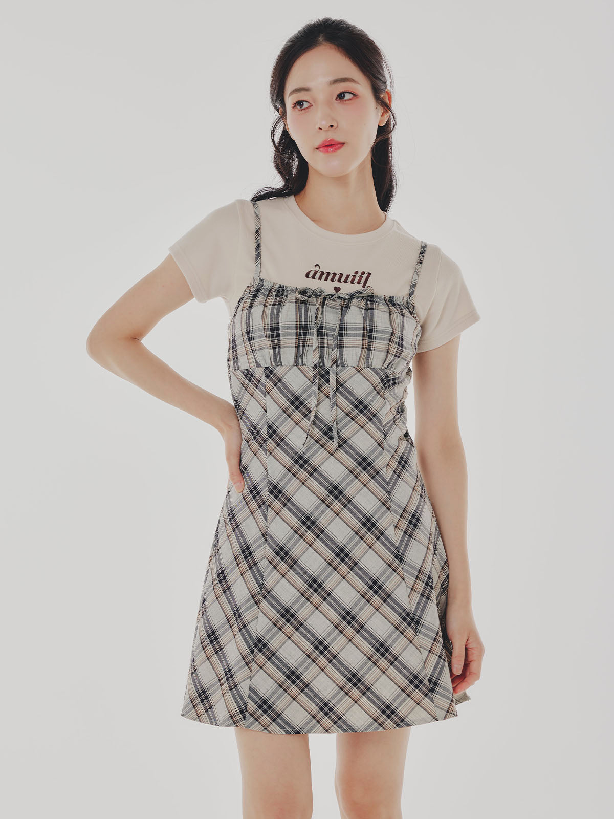 Check Cami Dress