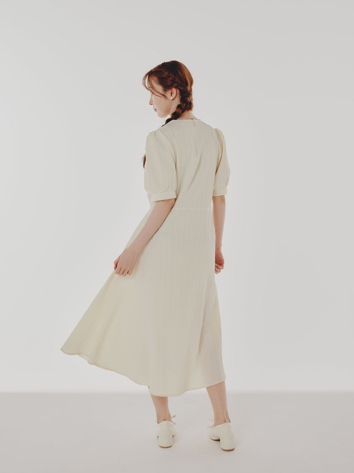 V neck Simple Dress