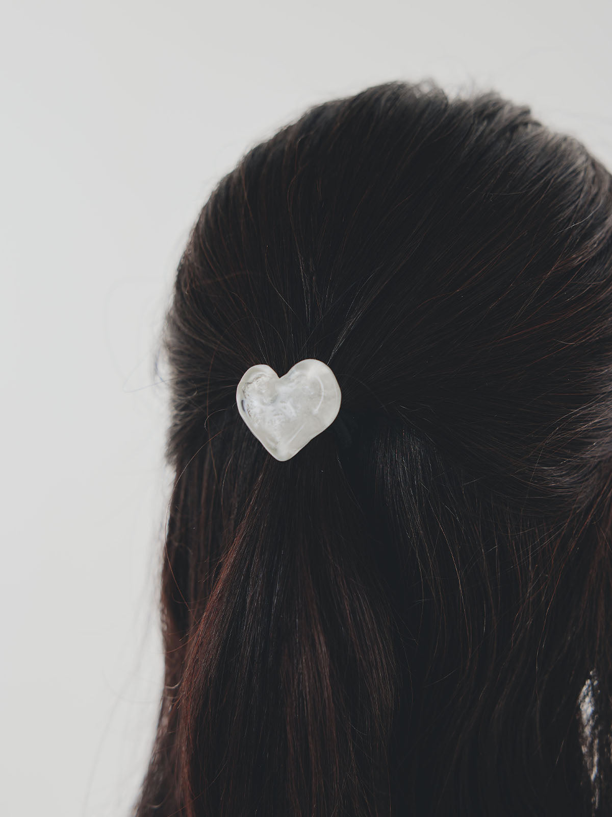 Heart hair tie