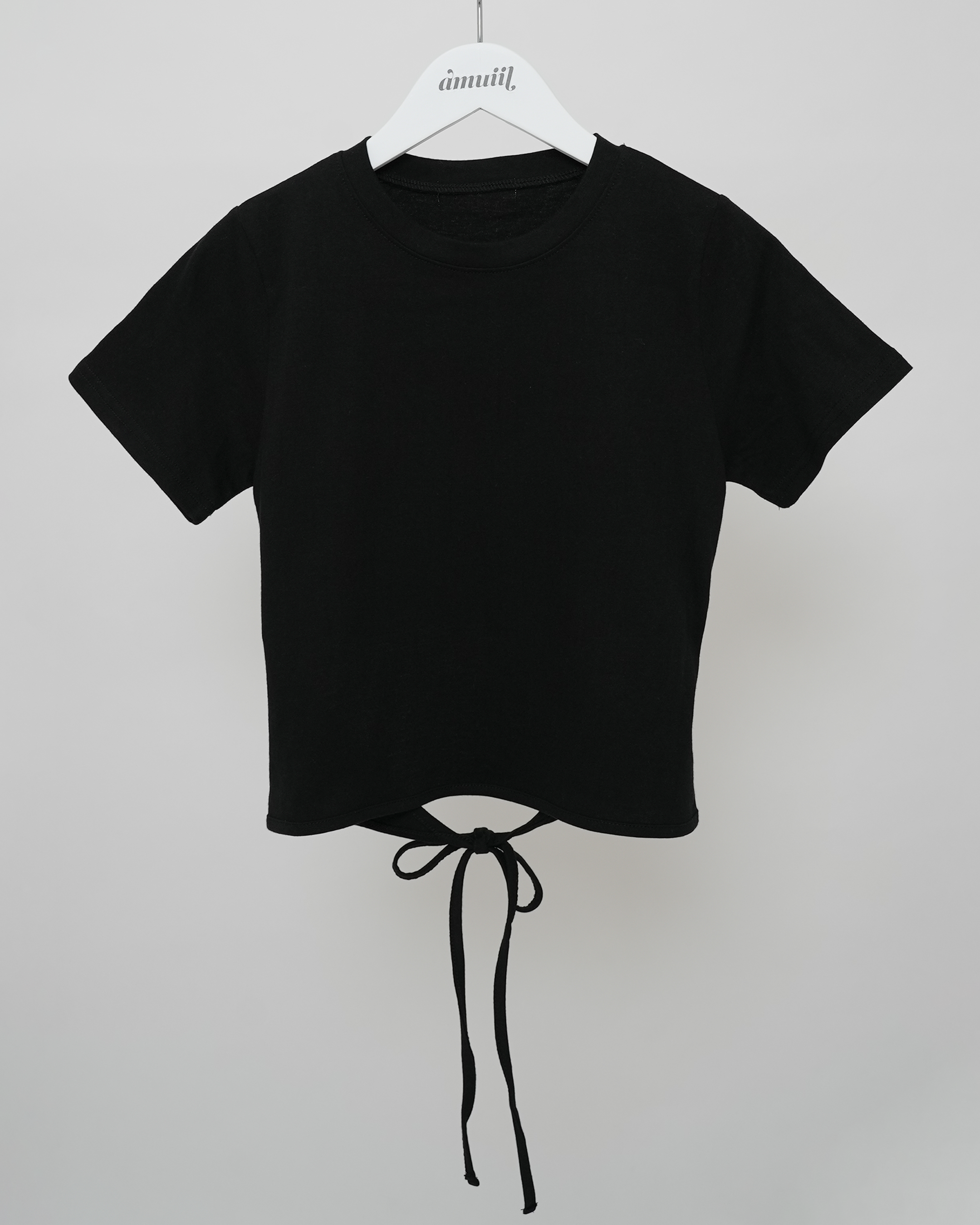Ribbon Accent T-Shirt【即納】