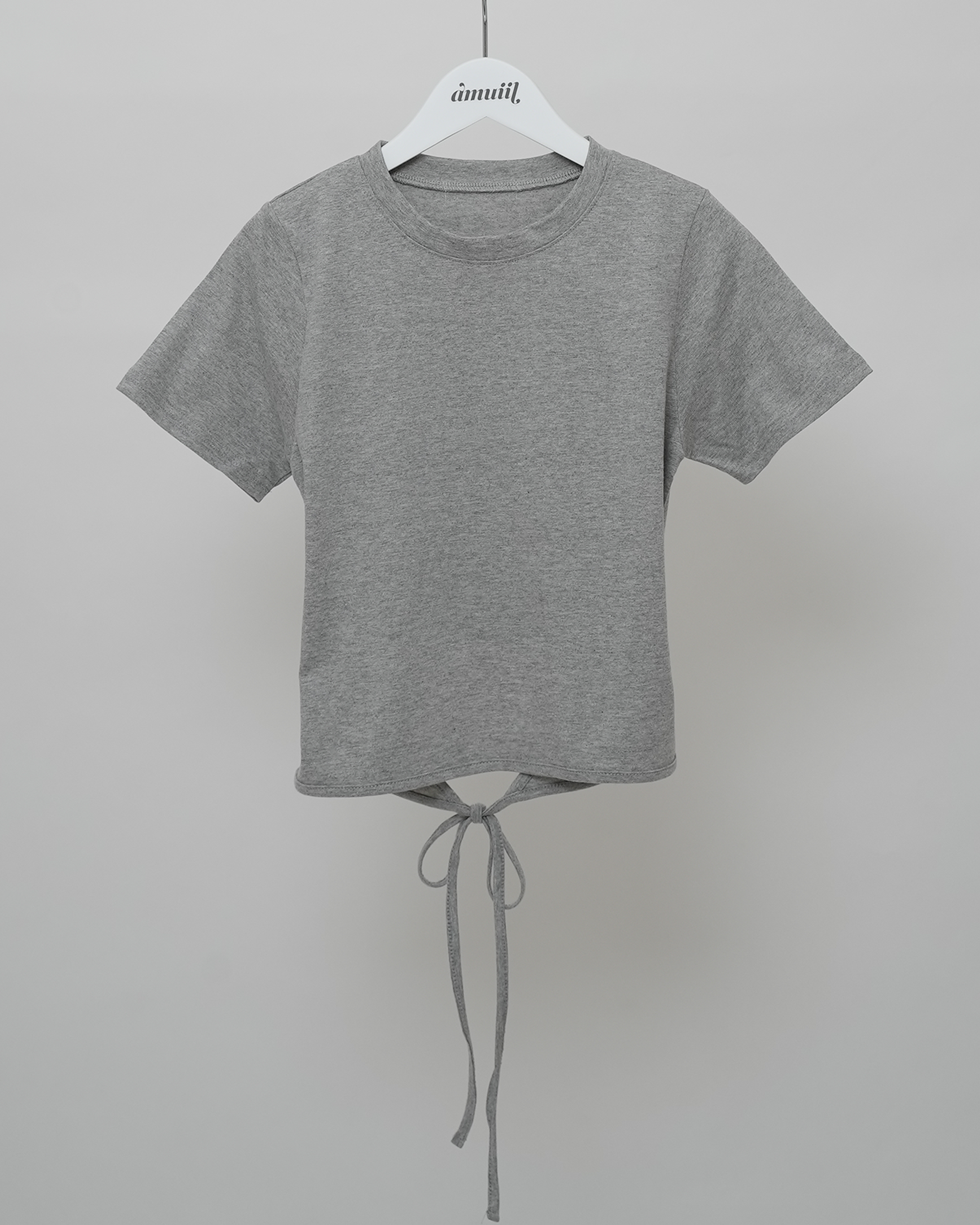 Ribbon Accent T-Shirt【即納】