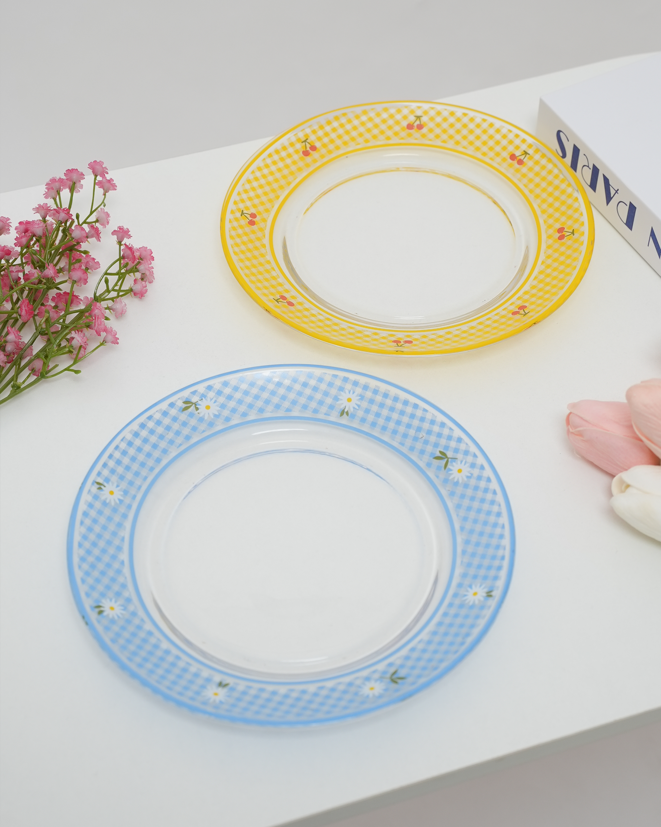 Gingham Check Plate【即納】