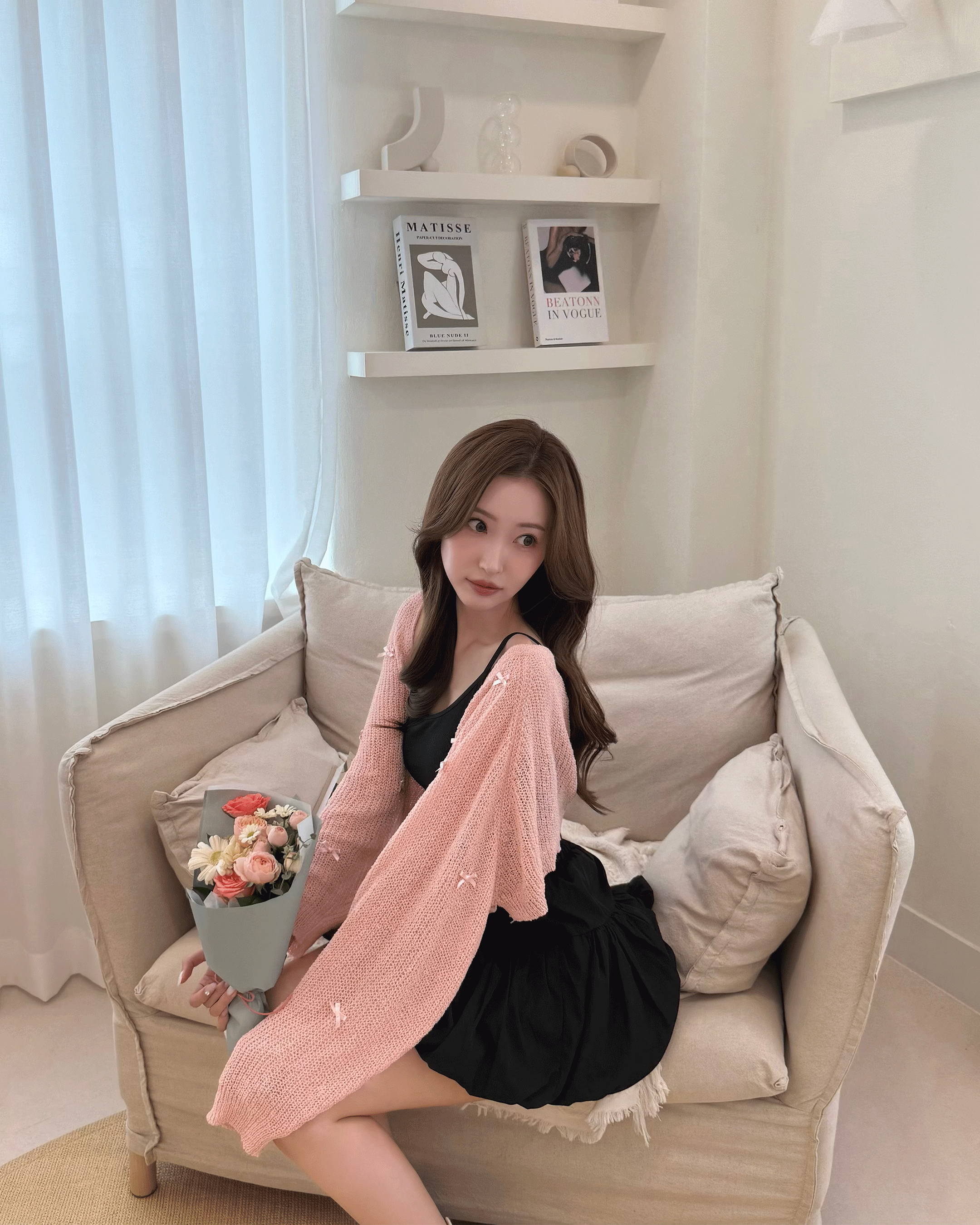 Ribbon Bolero Cardigan【即納】