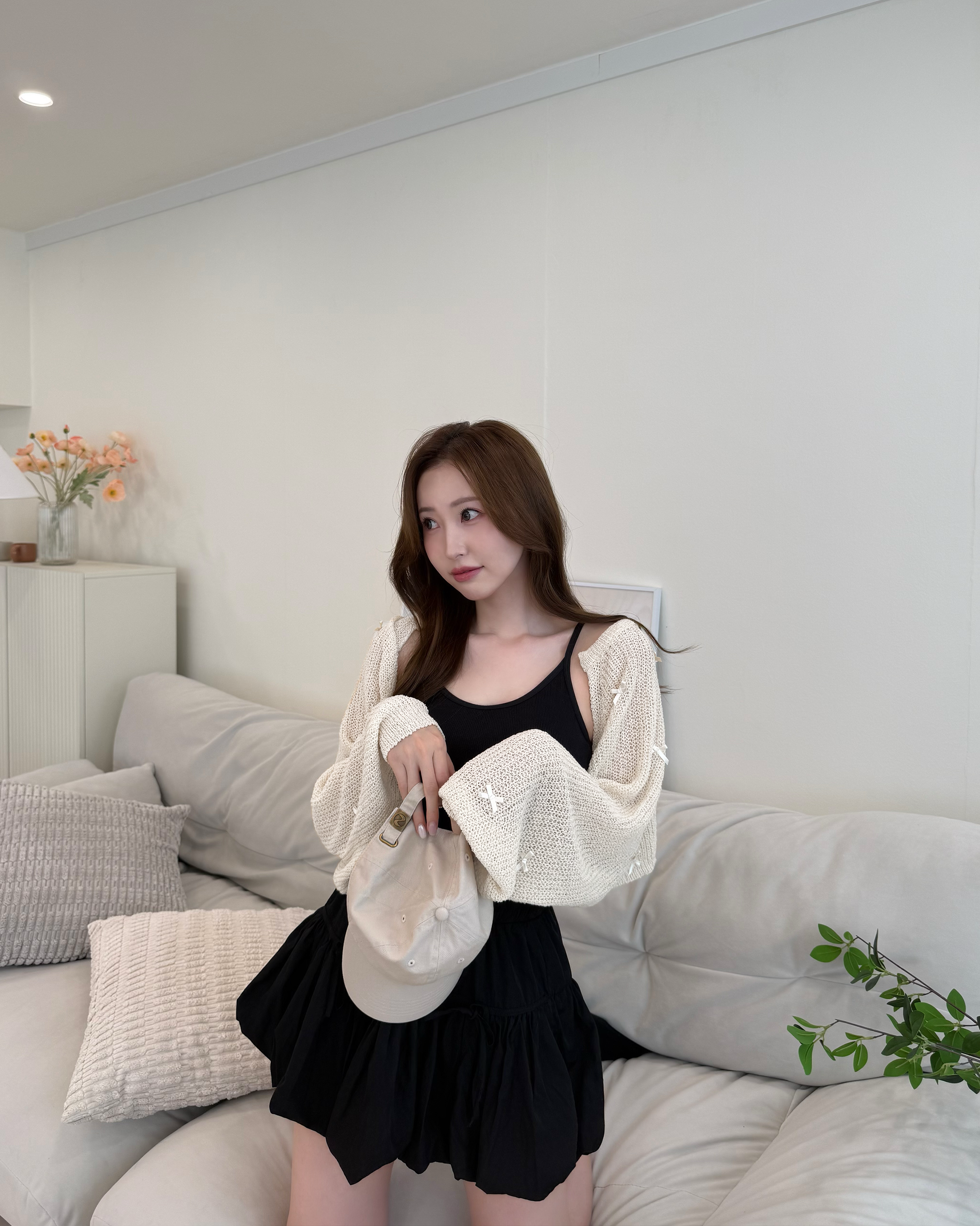 Ribbon Bolero Cardigan【即納】
