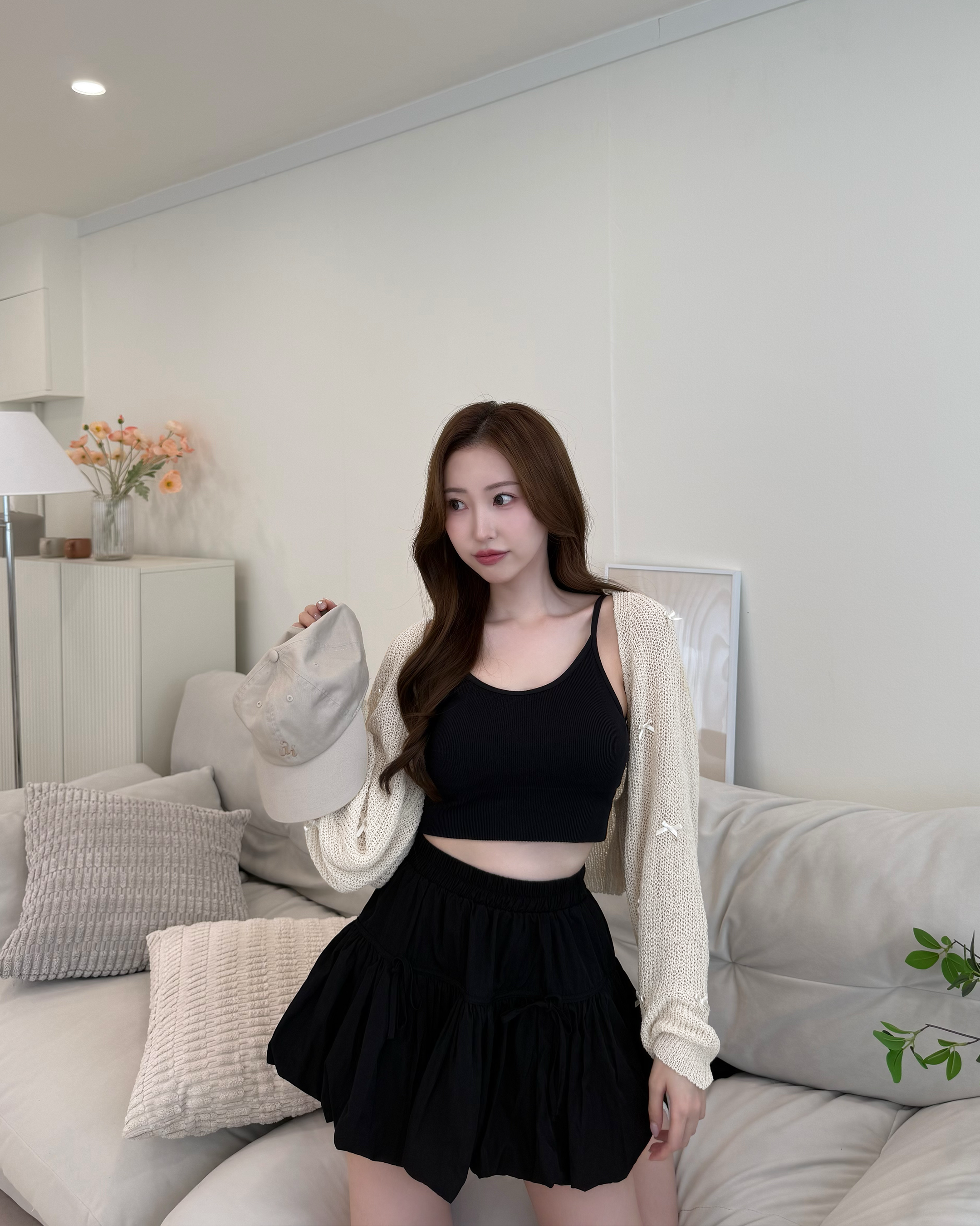 Ribbon Bolero Cardigan【即納】