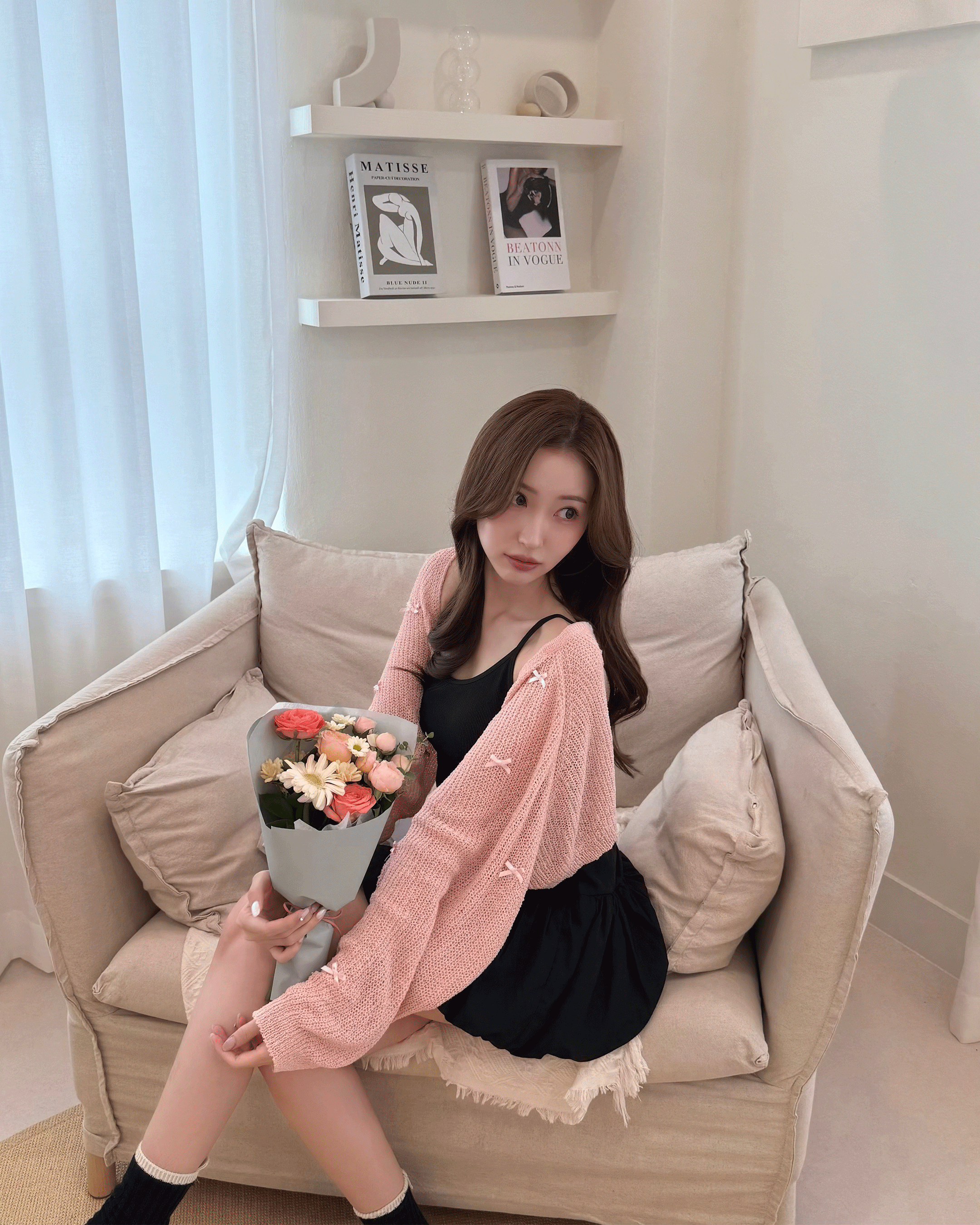 Ribbon Bolero Cardigan【即納】