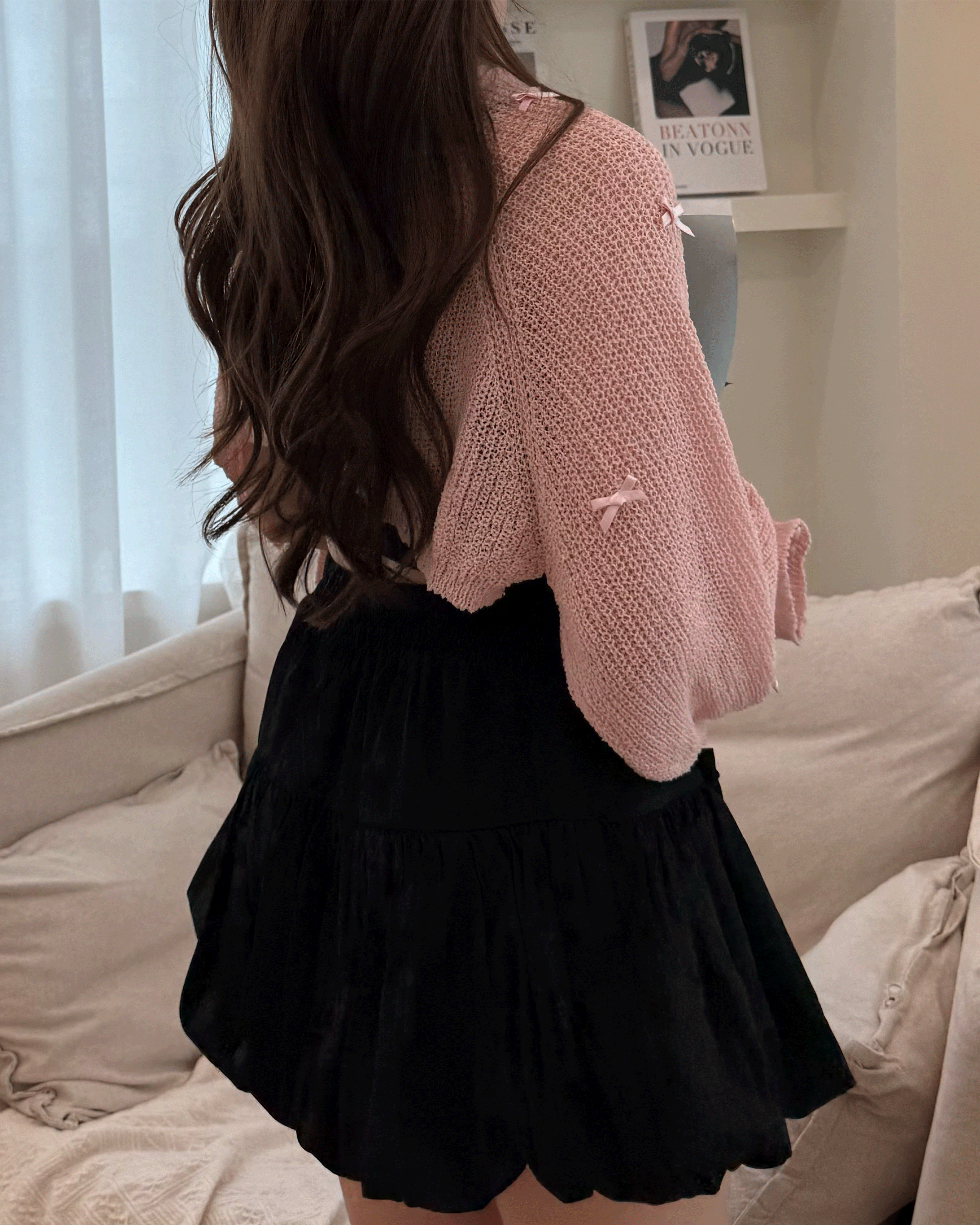 Ribbon Bolero Cardigan【即納】