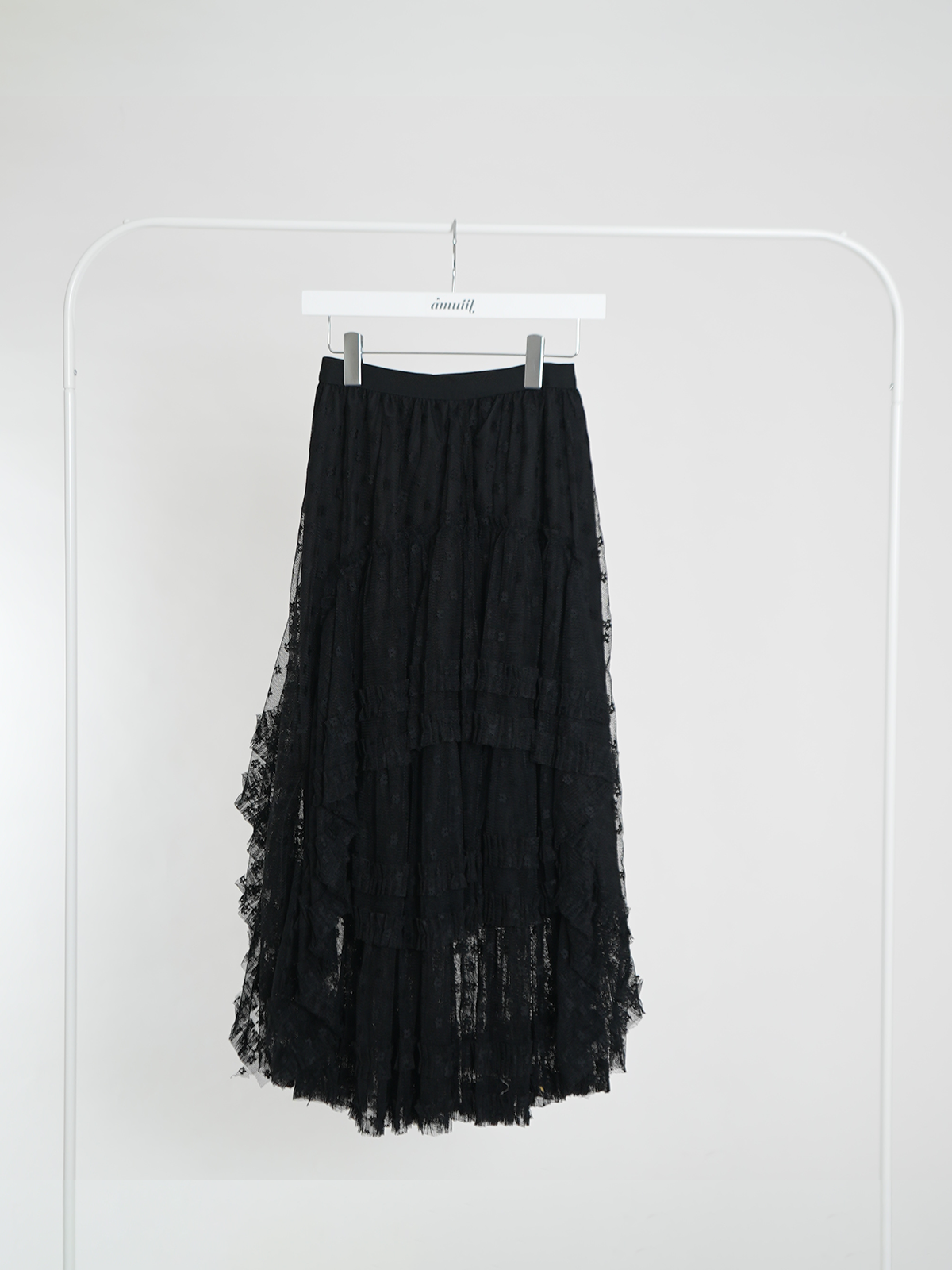 Lace Flare Long Skirt