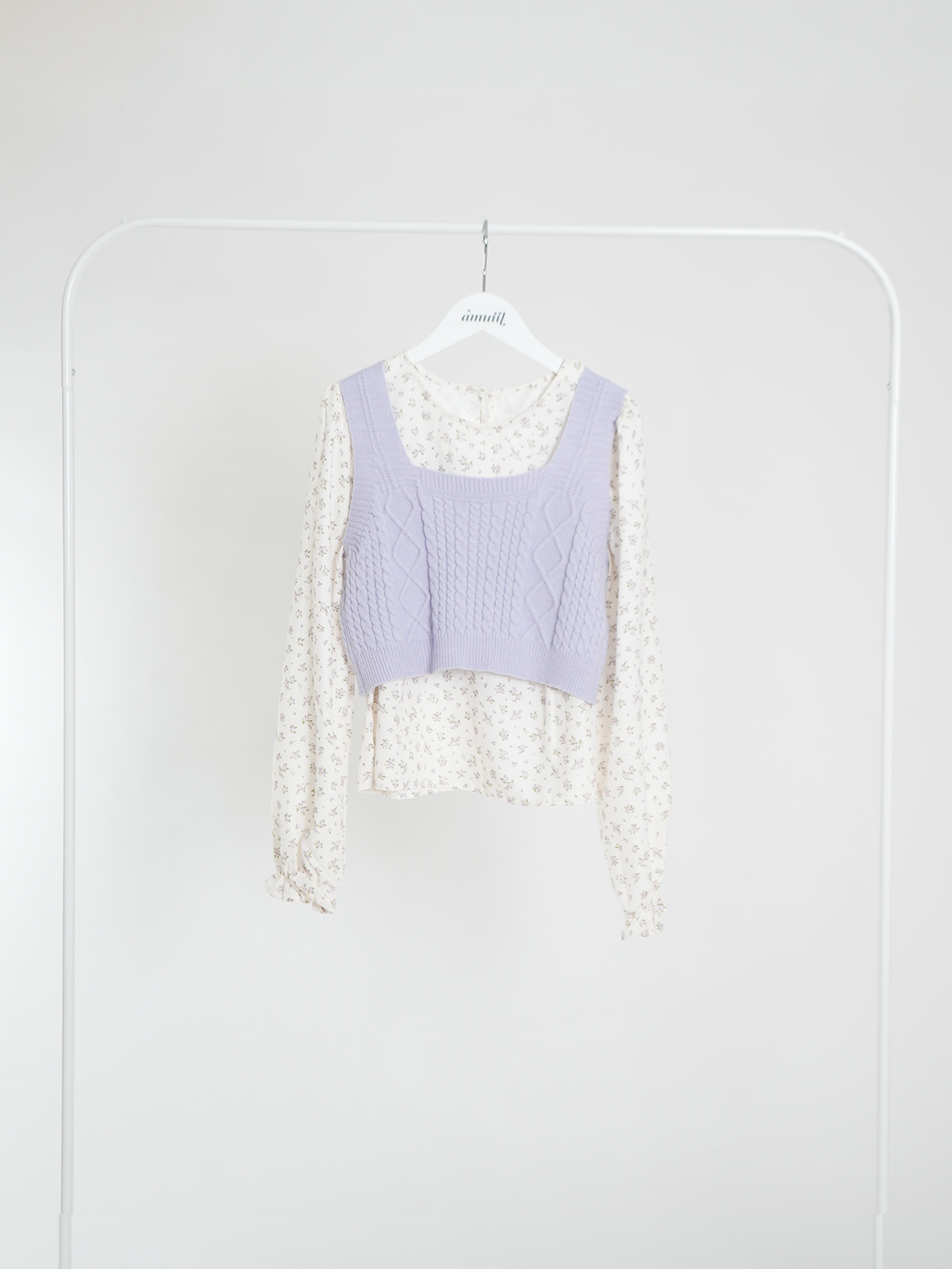 Floral Blouse & Cami Knit