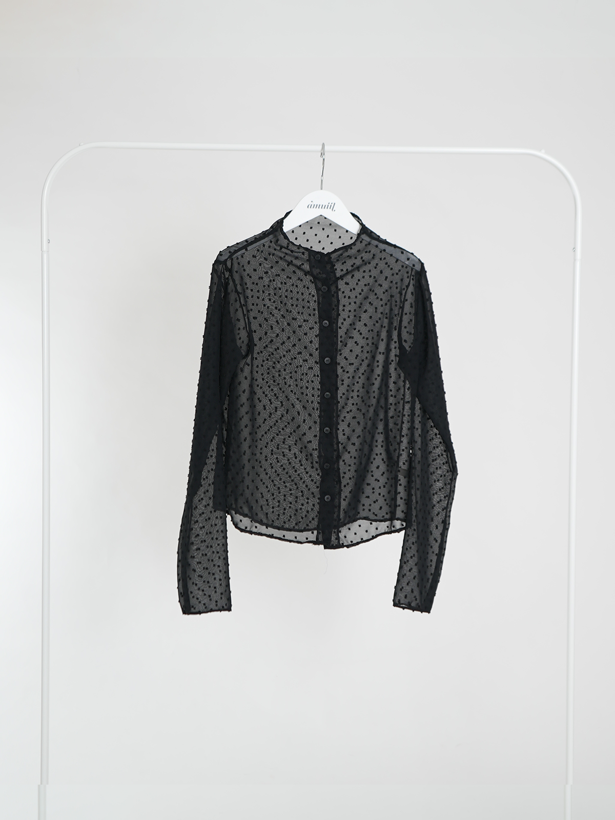 Sheer Cropped Blouss