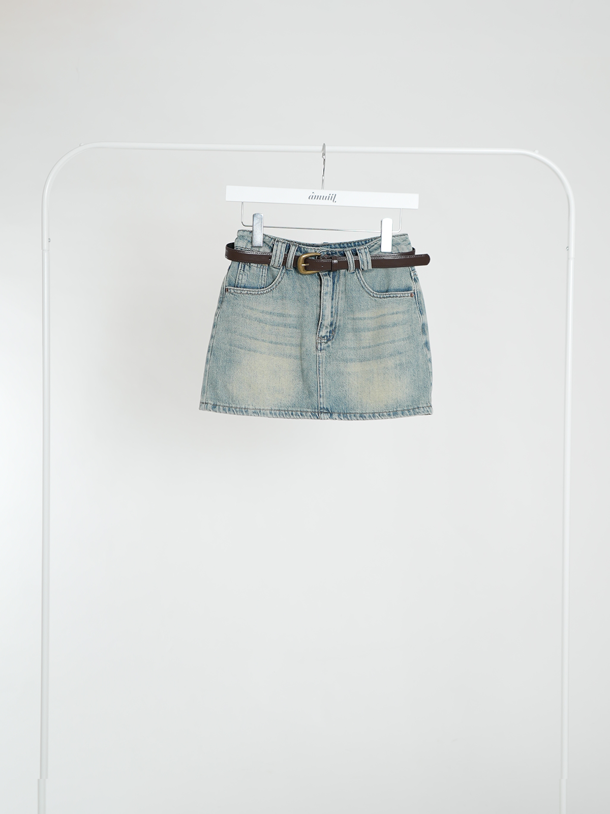 Denim Short Skirt