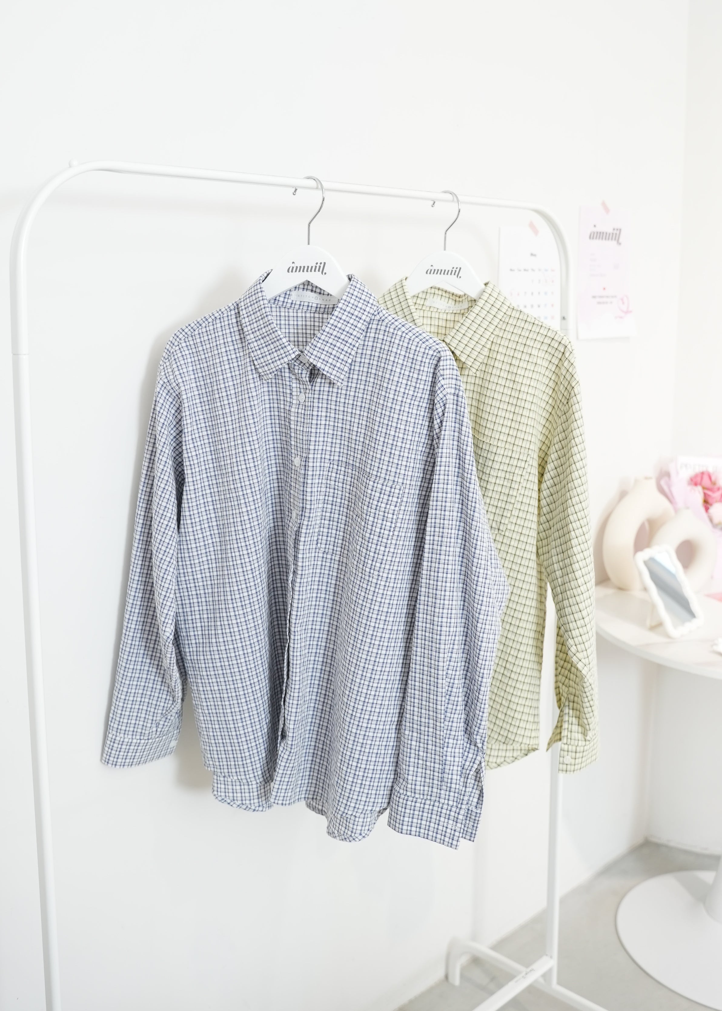 Over Check Shirt