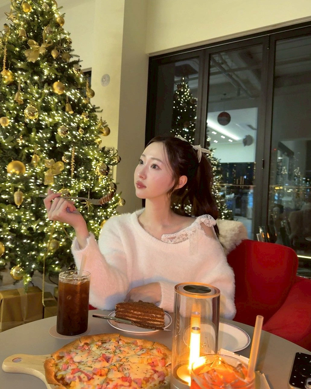 Soft Ribbon Fuzzy Knit ※12/17以降順次発送