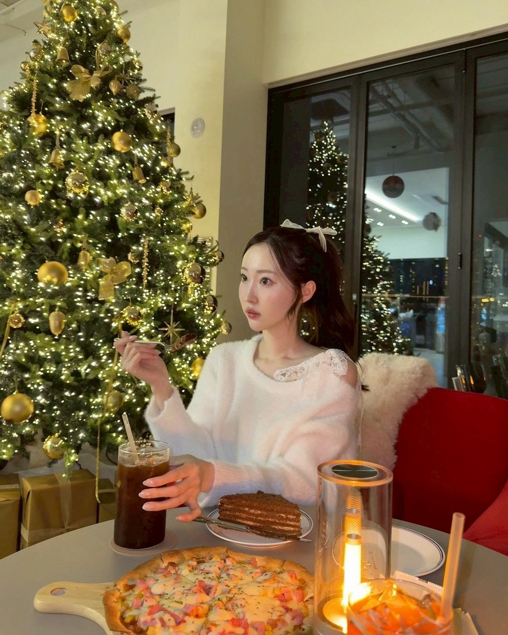 Soft Ribbon Fuzzy Knit ※12/17以降順次発送