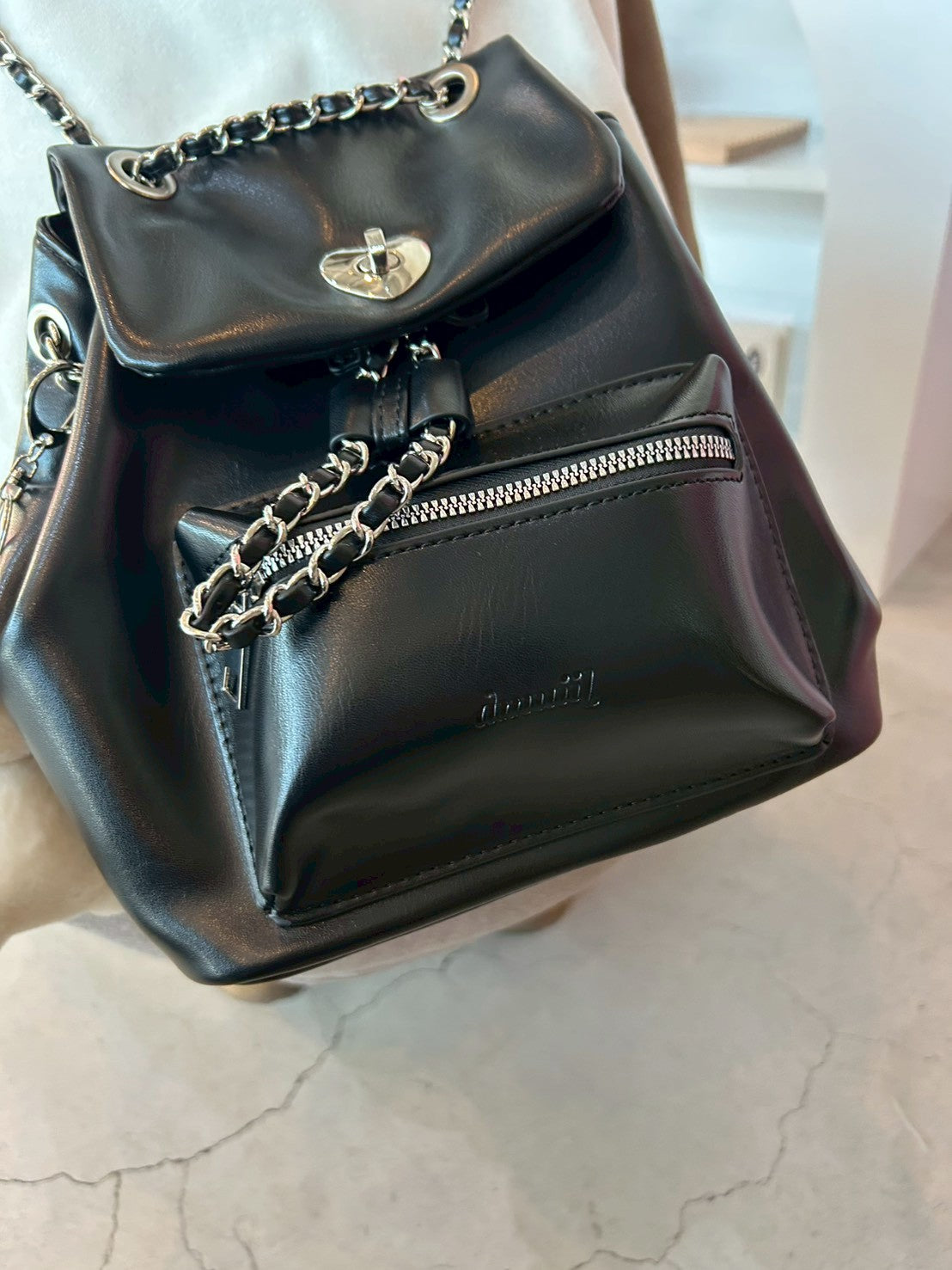 amuiil Heart Chain Mini Ruck