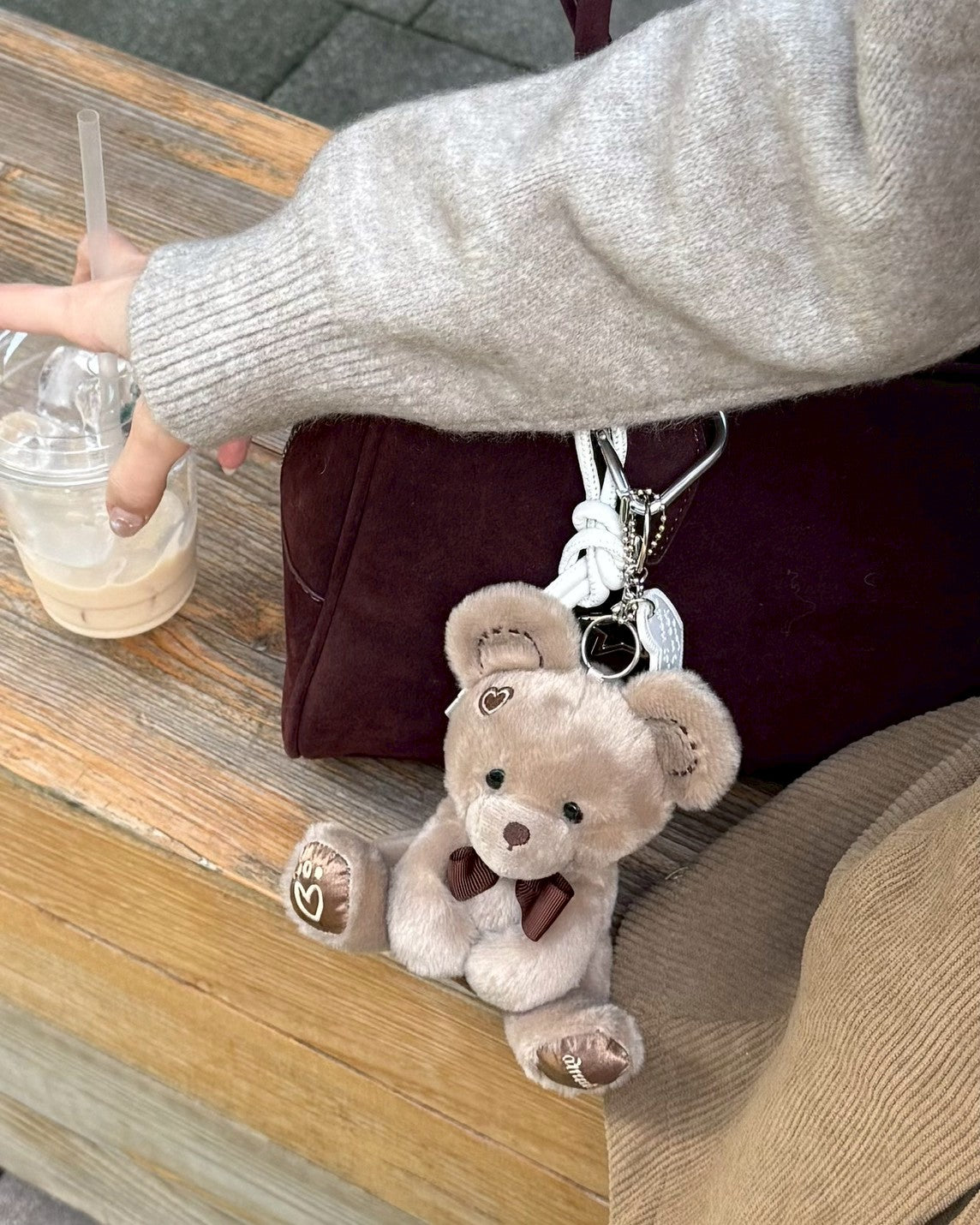 amuiil bear key charm