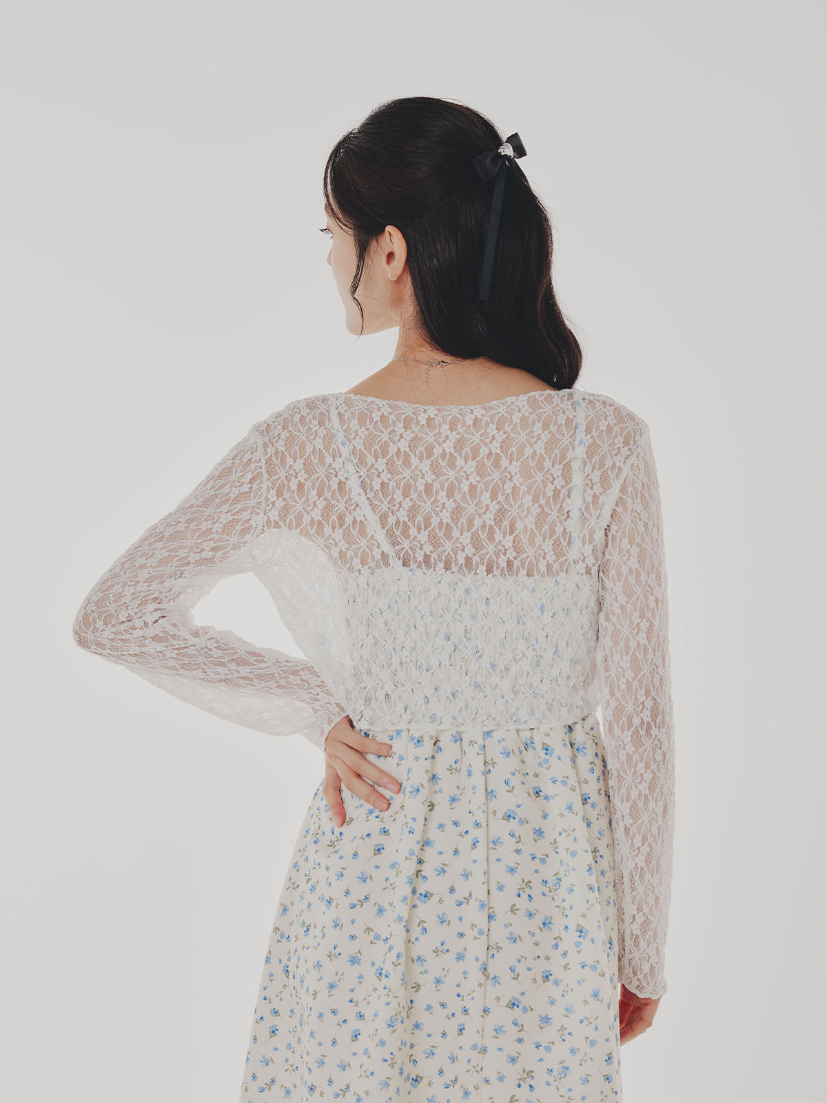 Sheer Lace Cardigan