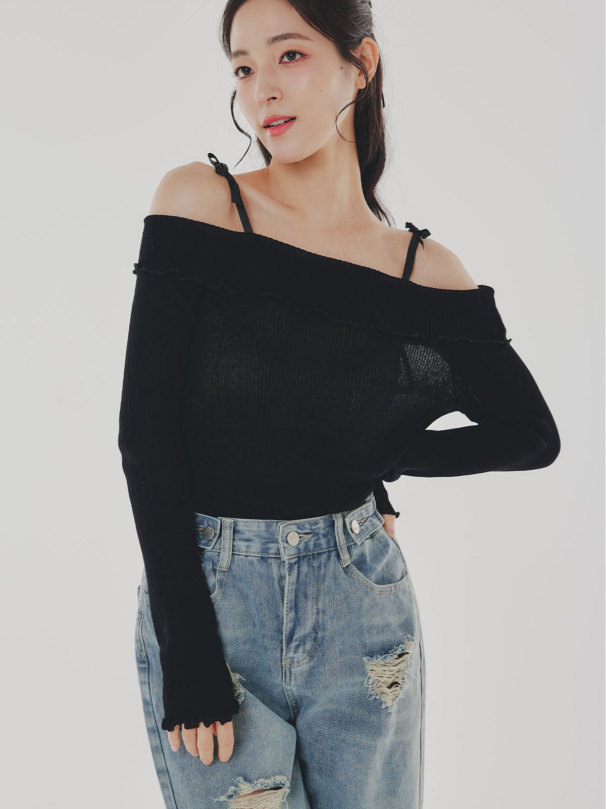 Shoulder Ribbon Tops