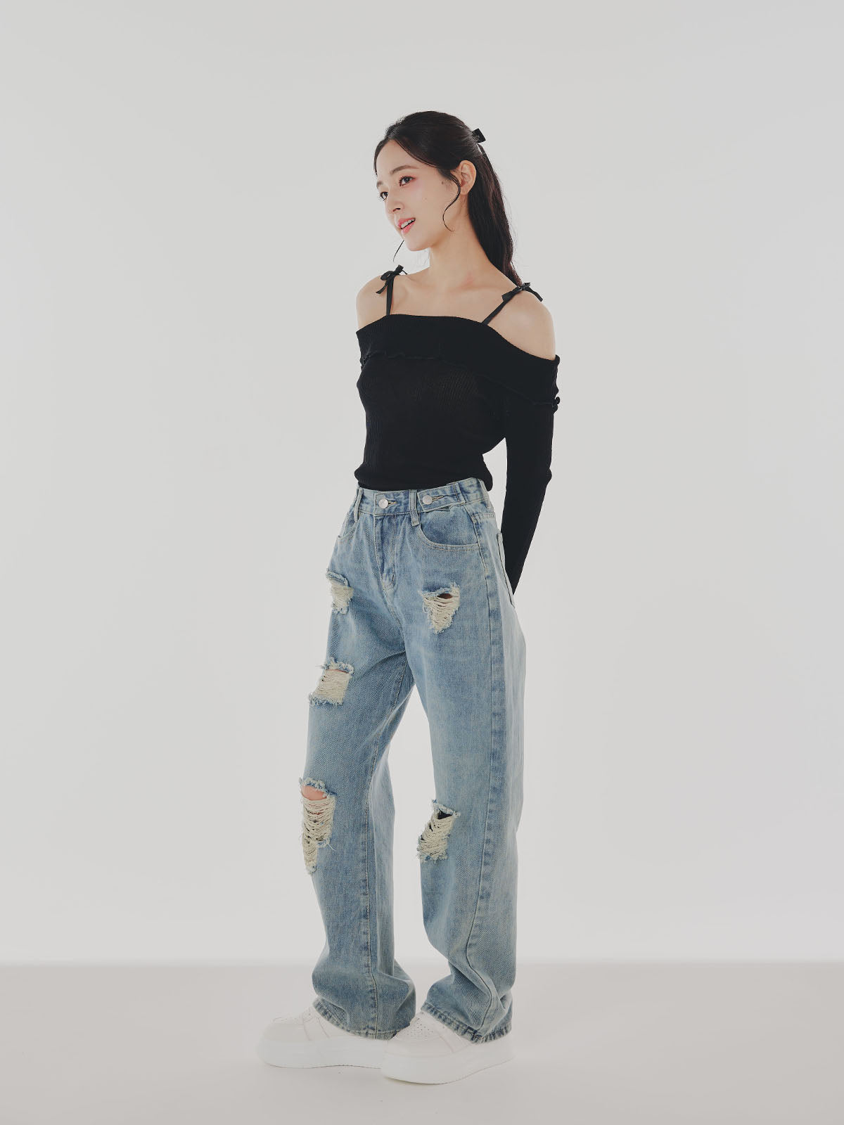 Shoulder Ribbon Tops