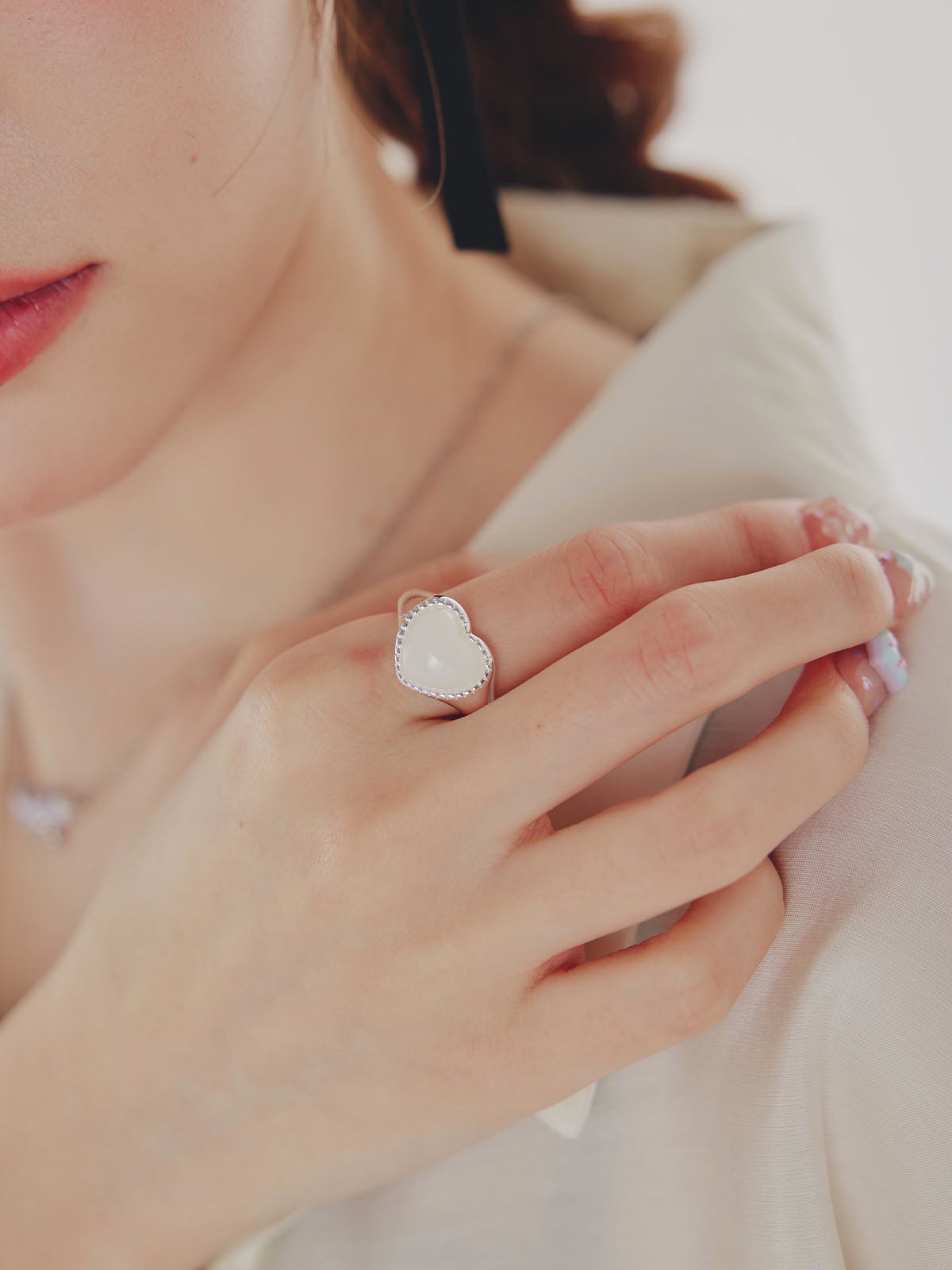 Silver Heart Ring