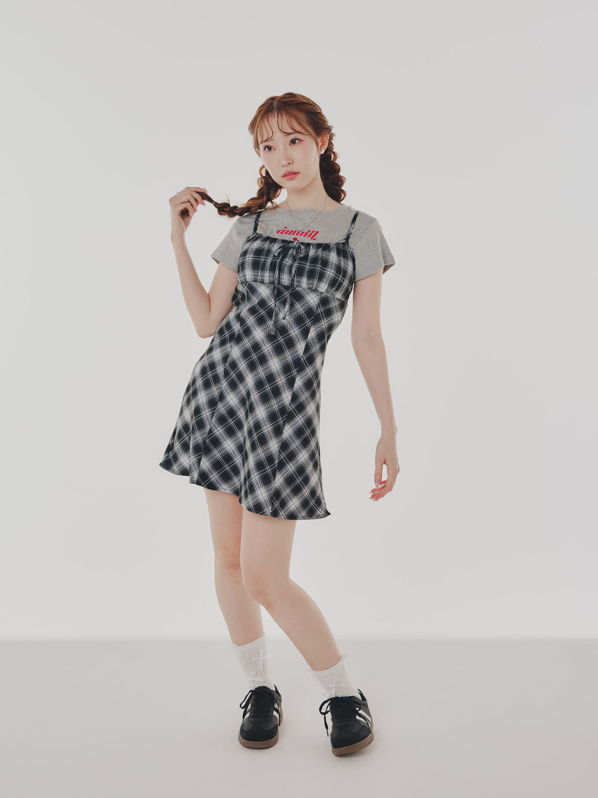 Check Cami Dress
