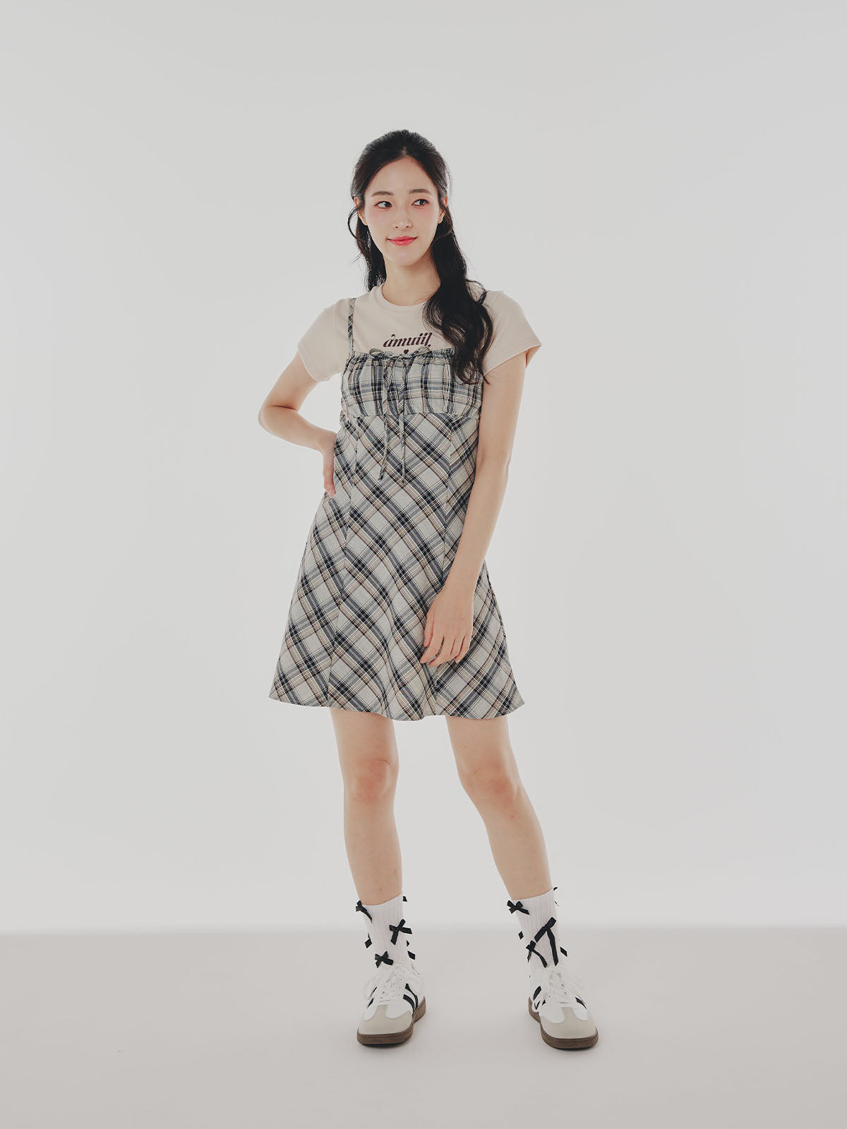 Check Cami Dress
