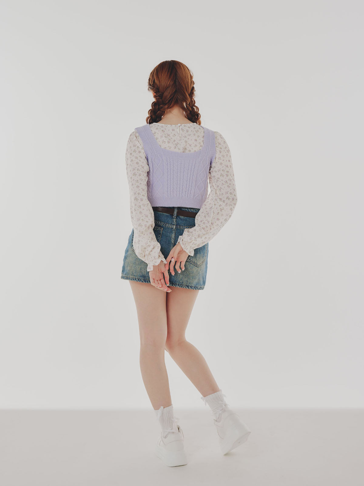 Denim Short Skirt