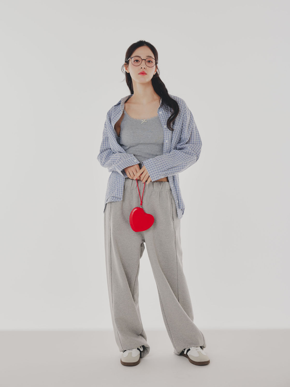 Mini  Heart Leather Pouch