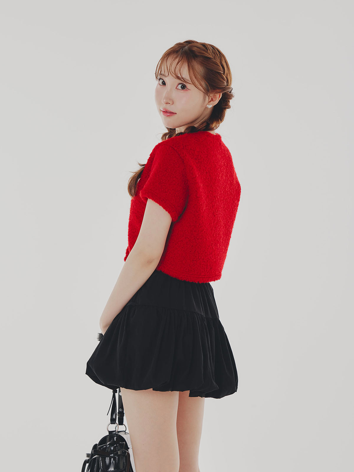 Smooth Mood ♥ Solly Bubble Skirt /追跡付 amuiil GREY BLACK CODE ◇ BORDER STRIPE SET ¥7,800 ◇ BUBBLE