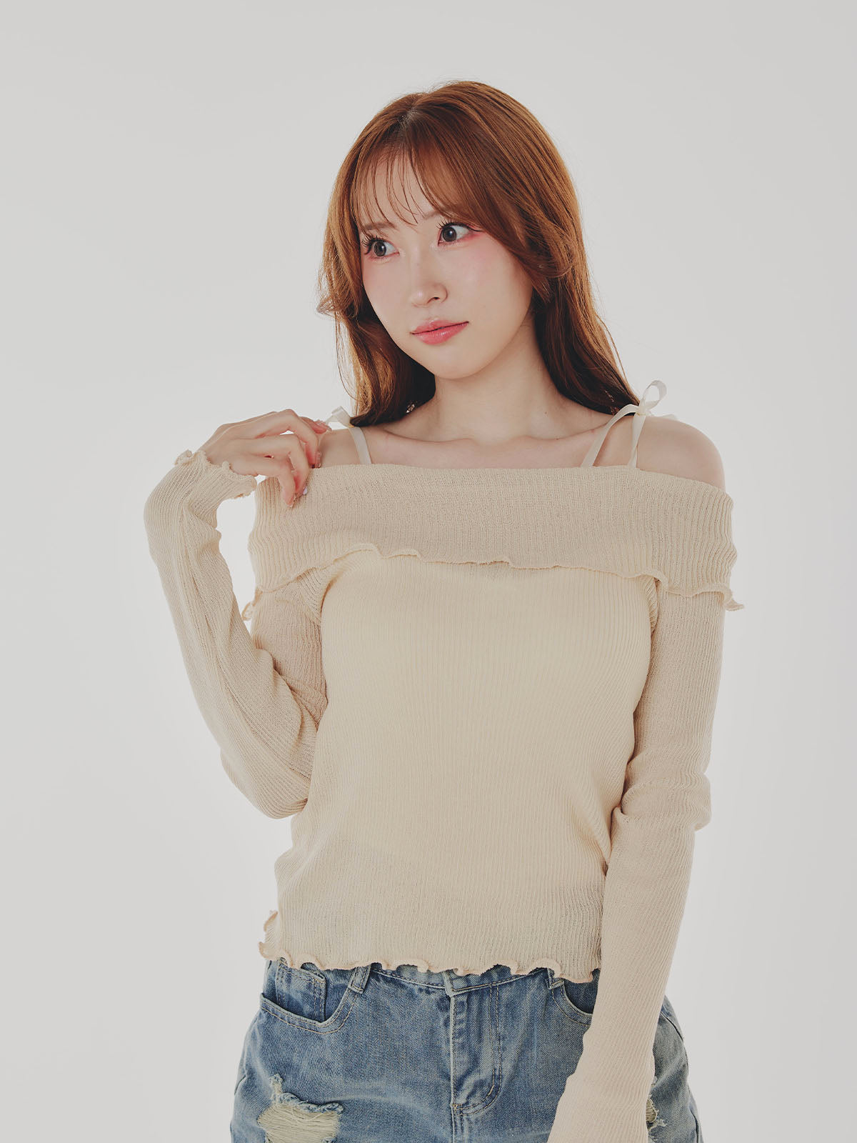 Shoulder Ribbon Tops