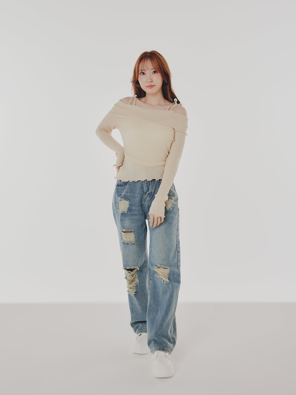 Shoulder Ribbon Tops