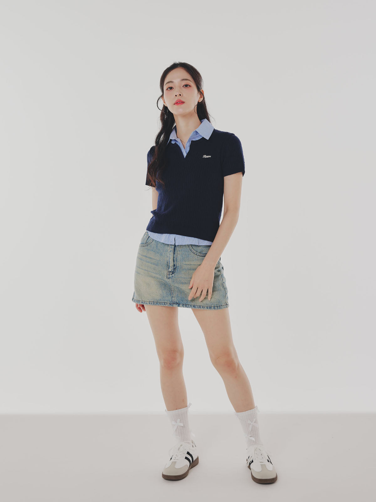 Denim Short Skirt