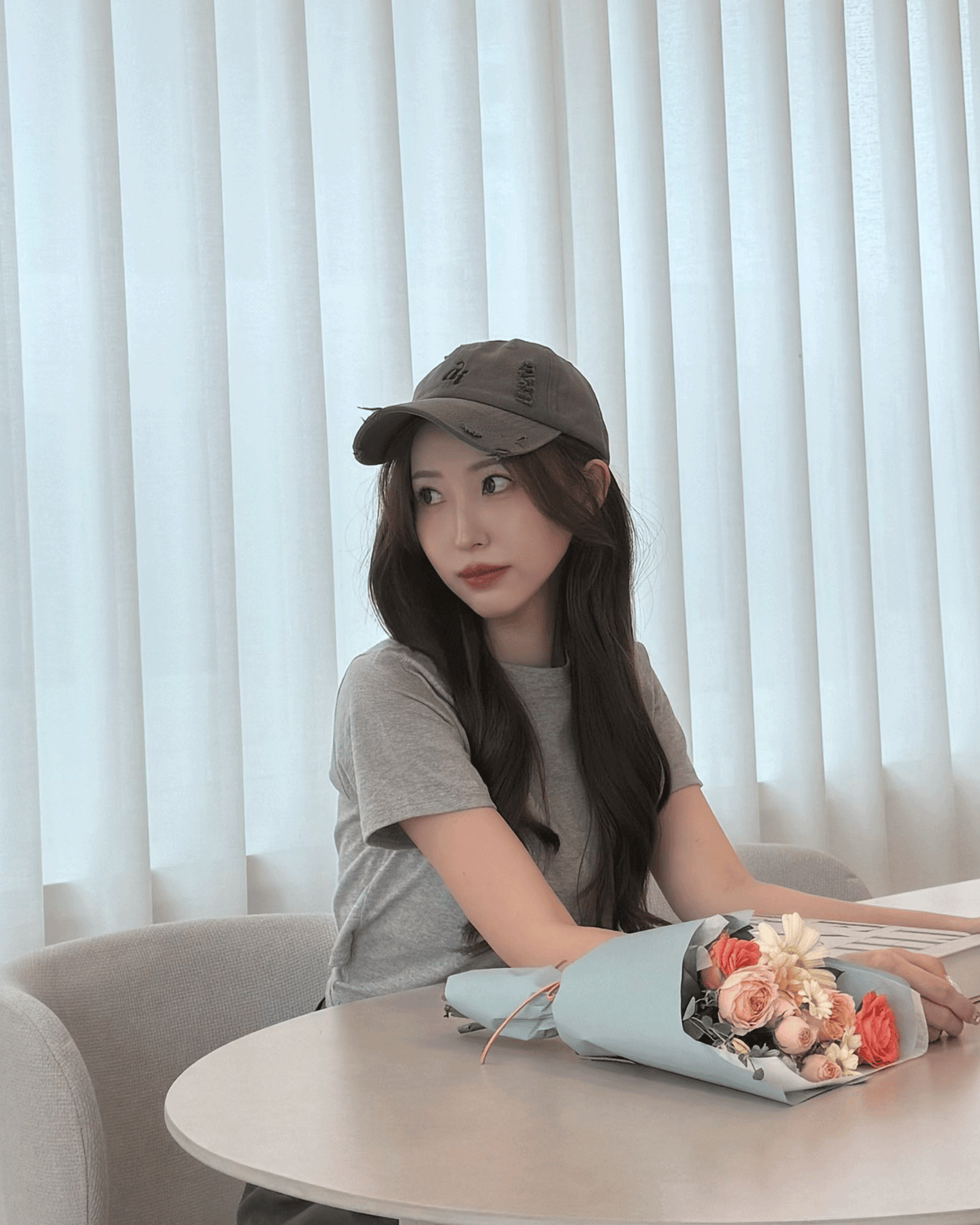 予約】Original Embroidered damage Cap