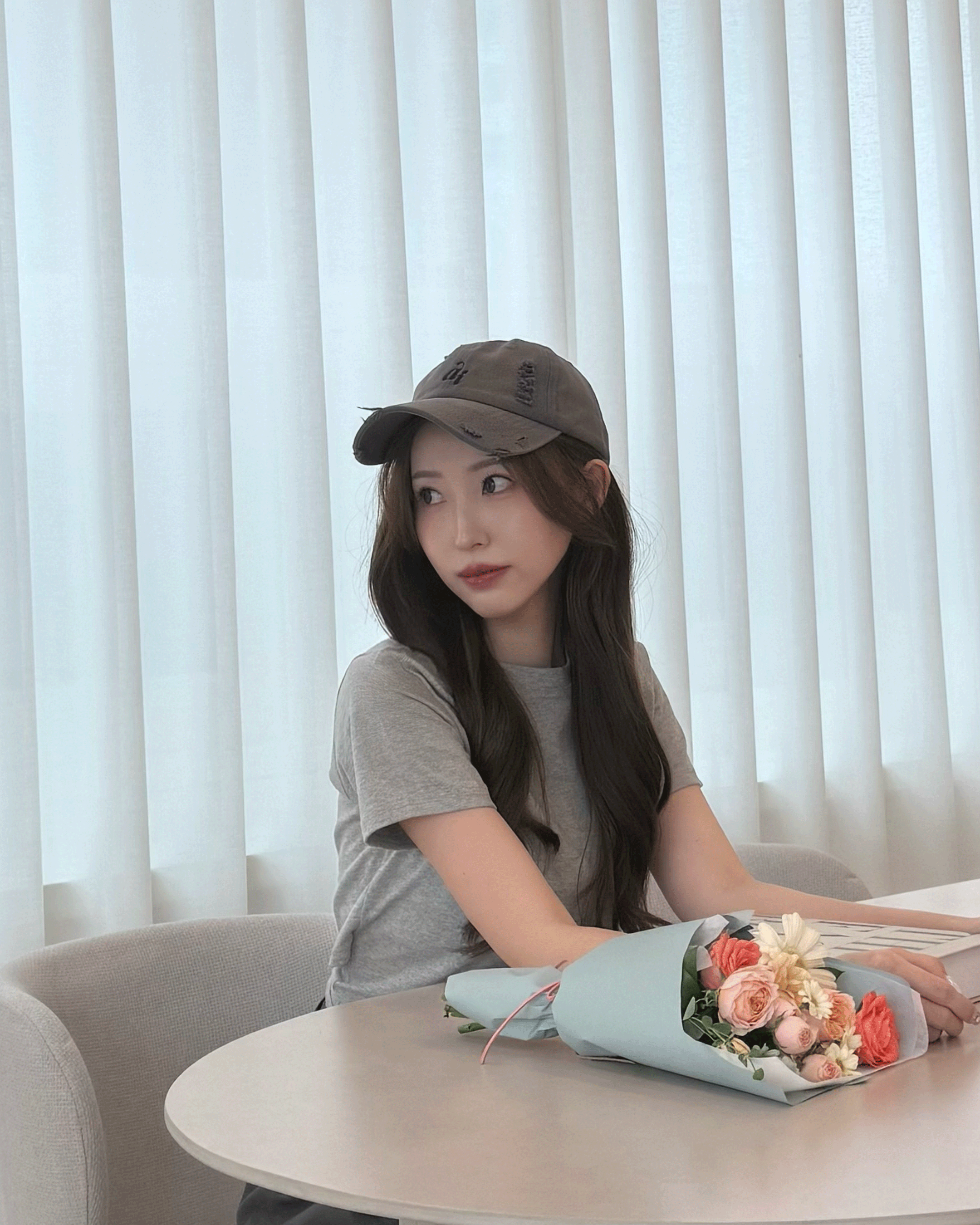 【予約】Original Embroidered damage Cap