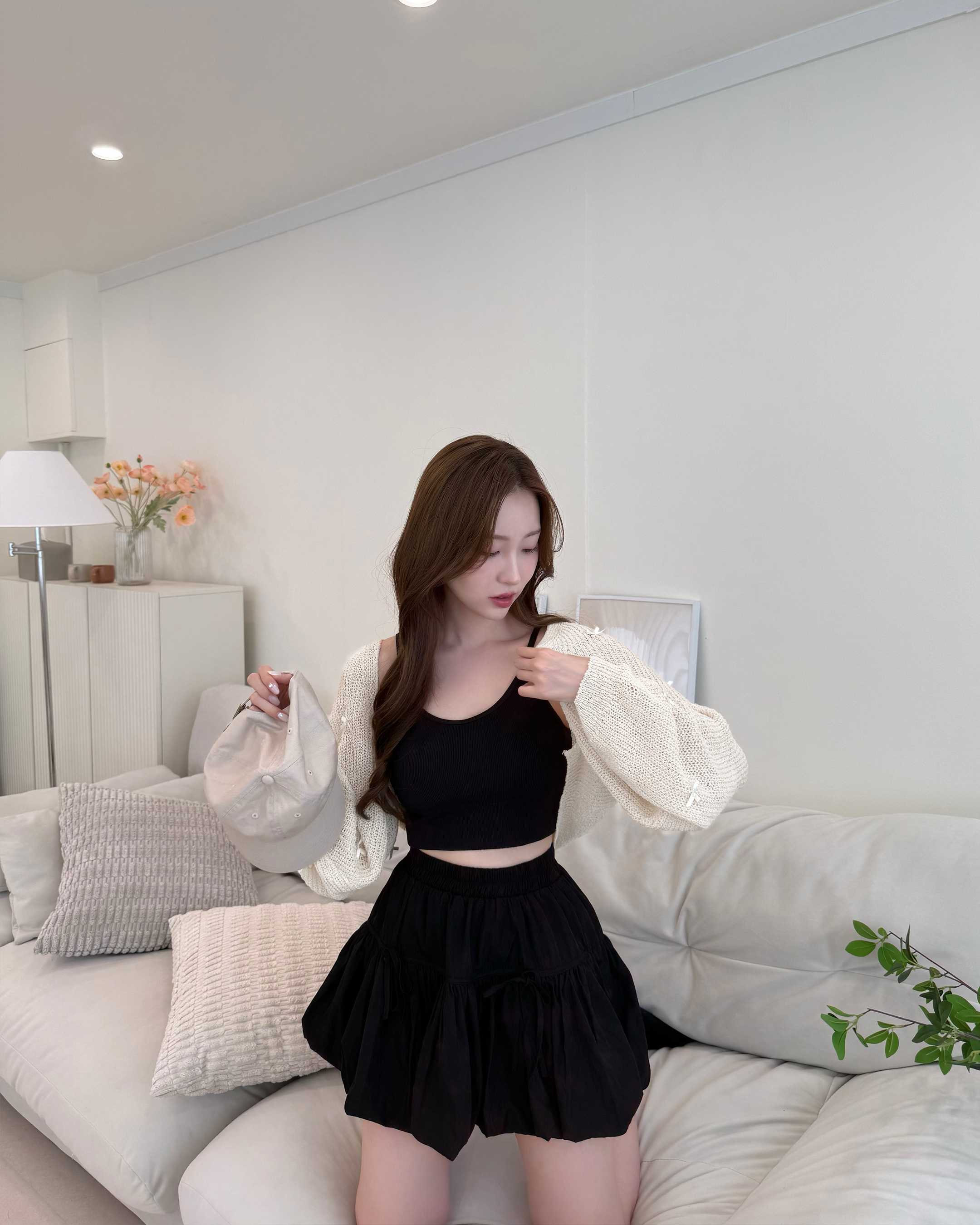 Ribbon Bolero Cardigan【即納】