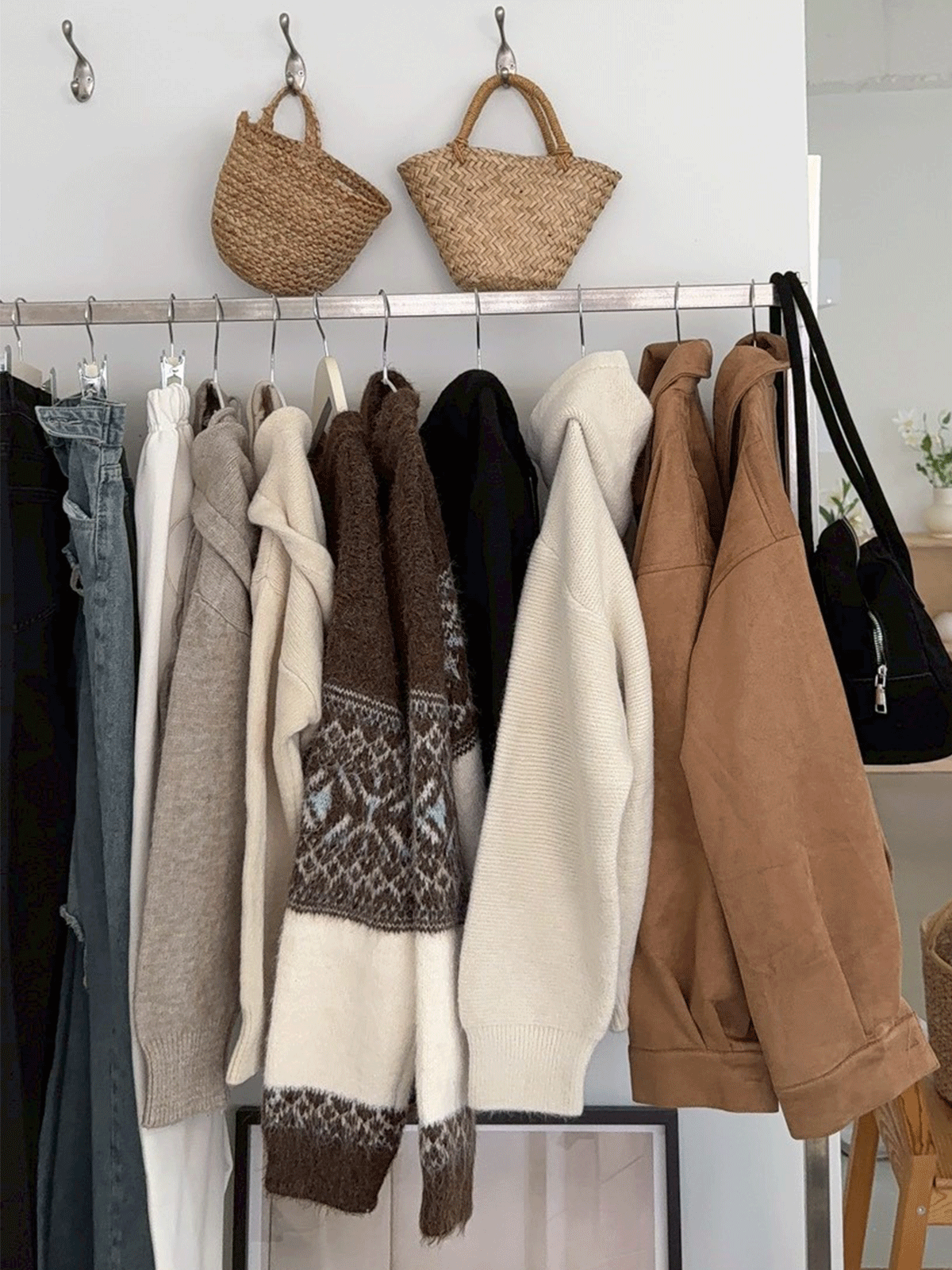 Snowflake Zip-Up Knit